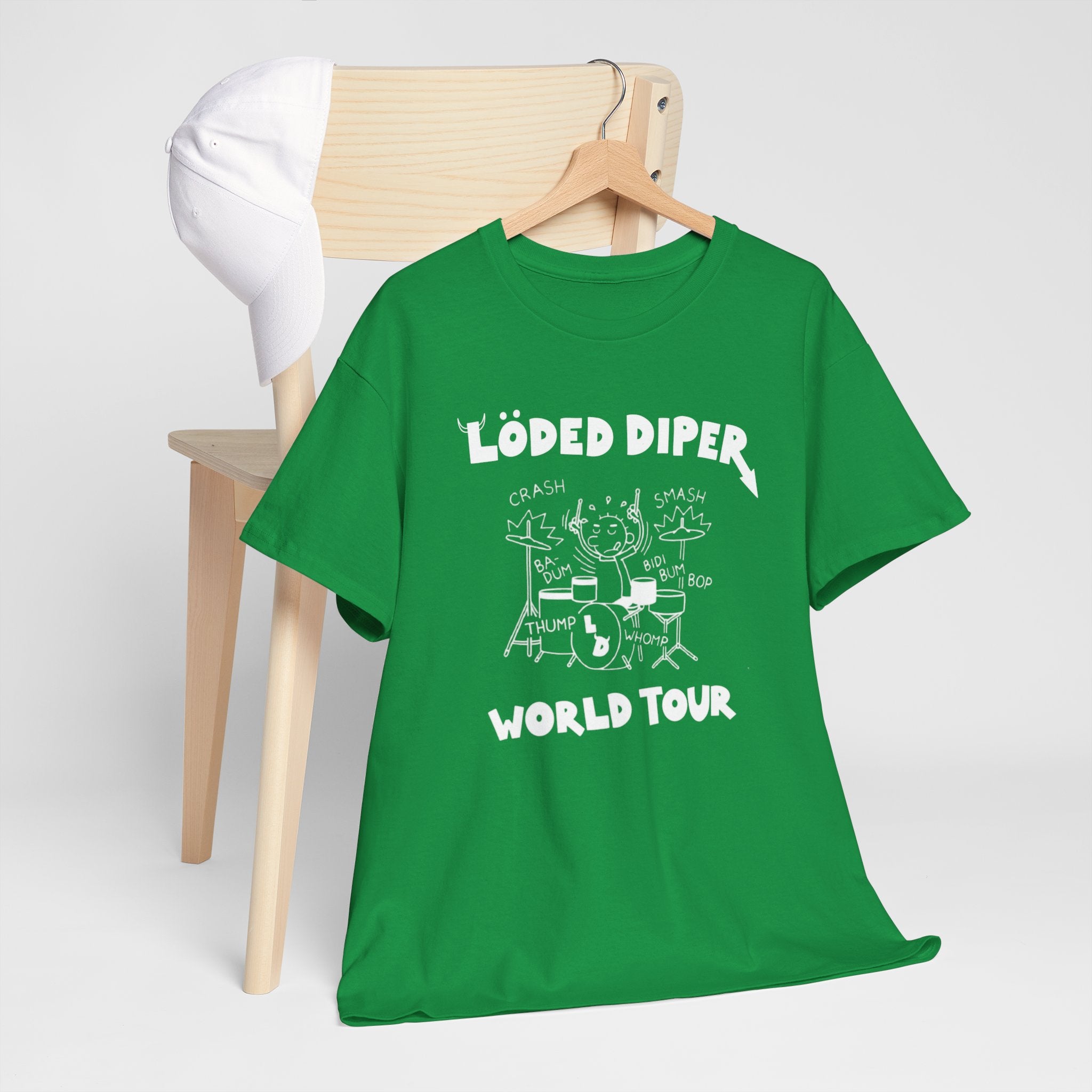 Loded Diper World Tour Shirt (Diary of a Wimpy Kid Rodrick Rules) - Unisex Heavy Cotton Tee