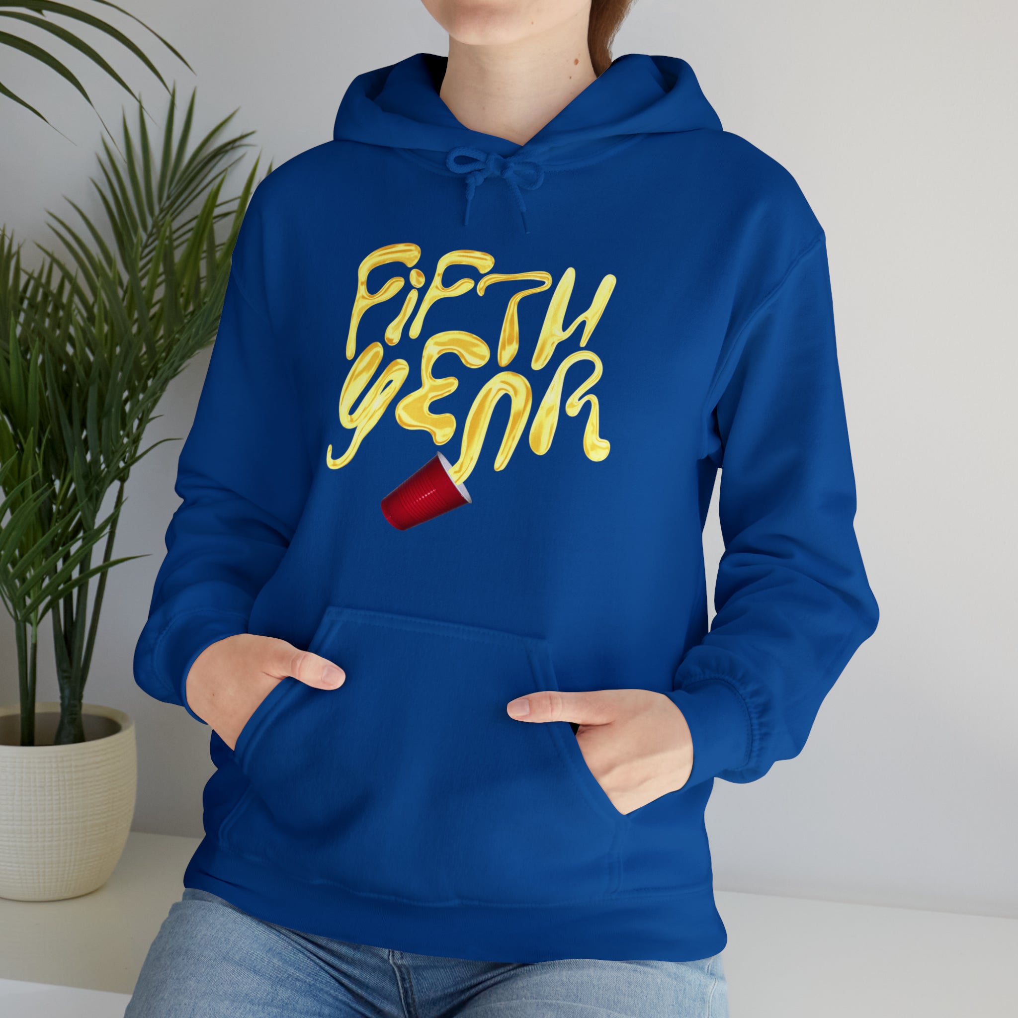 Fifth Year Beer Spill - Unisex Heavy Blend™ Hooded Sweatshirt