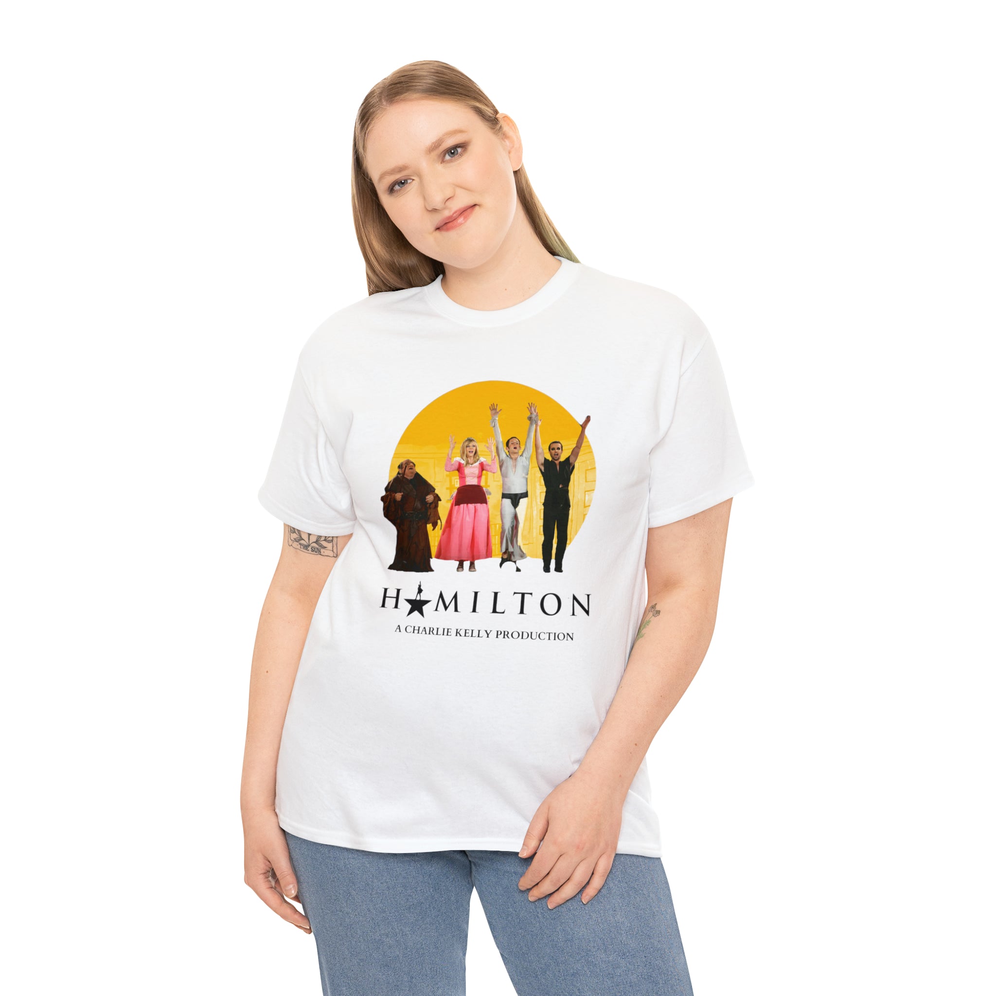 The Nightman Cometh (Hamilton) It's Always Sunny in Philidelphia - Unisex Heavy Cotton Tee