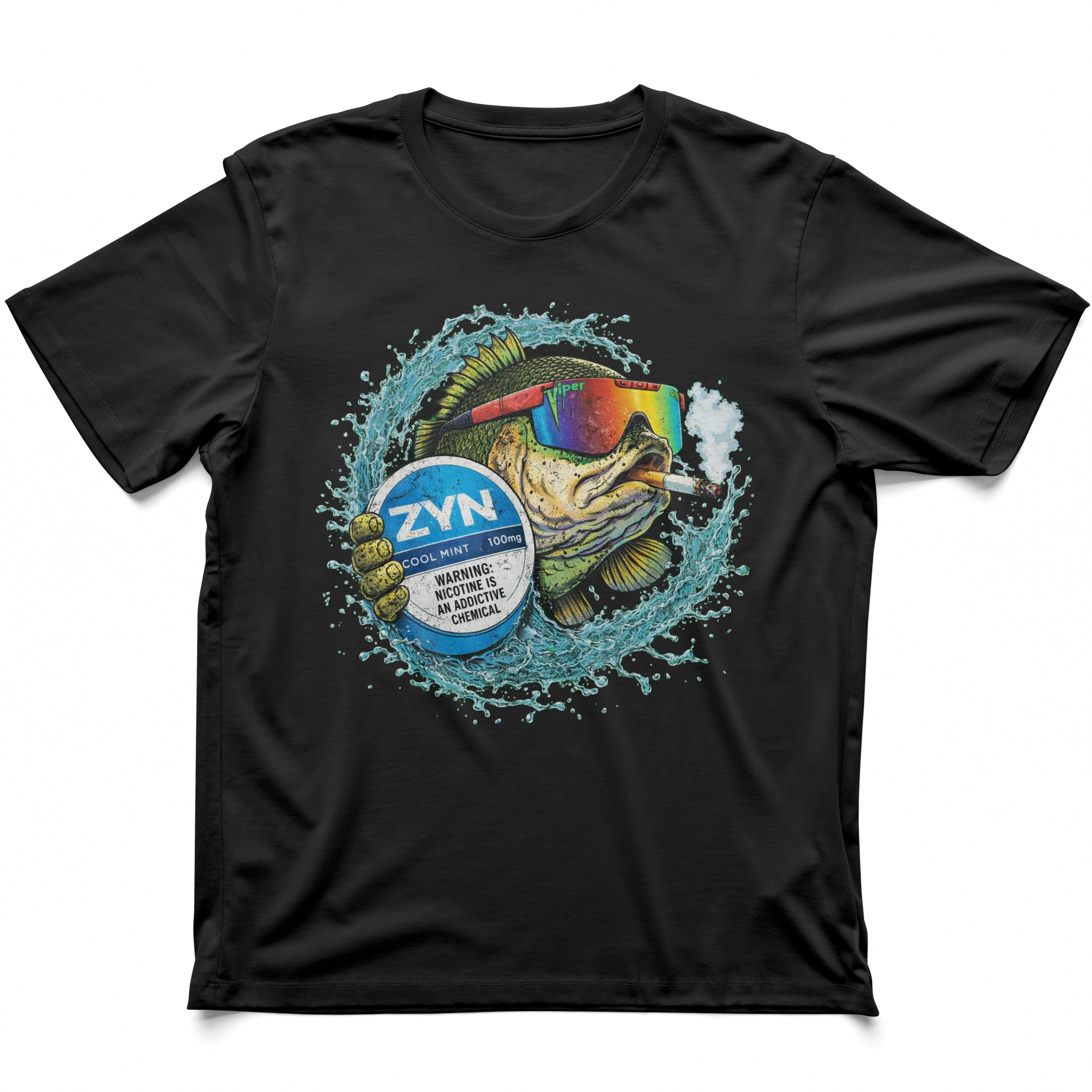 HELL YEAH NICOTINE FISH TEE