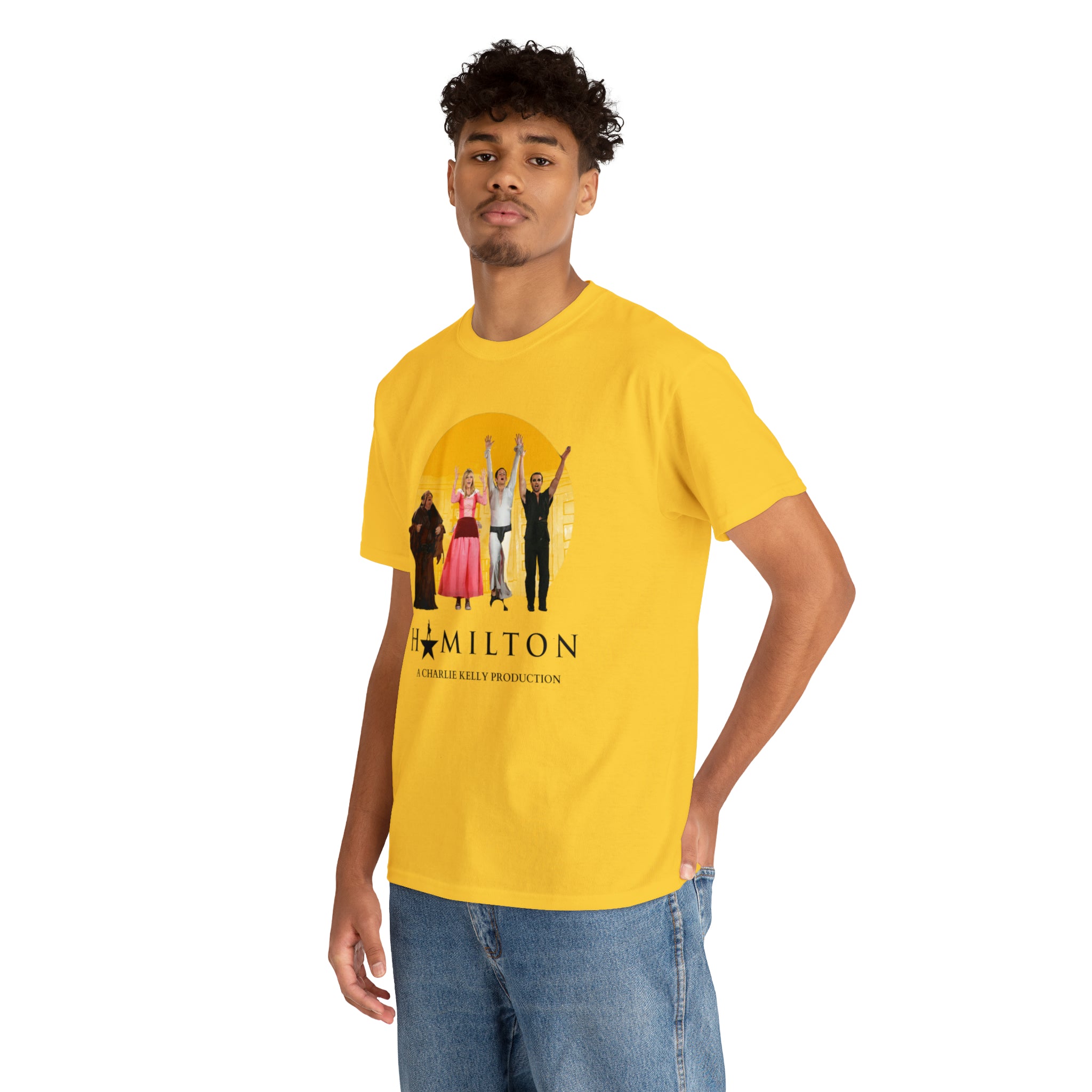 The Nightman Cometh (Hamilton) It's Always Sunny in Philidelphia - Unisex Heavy Cotton Tee