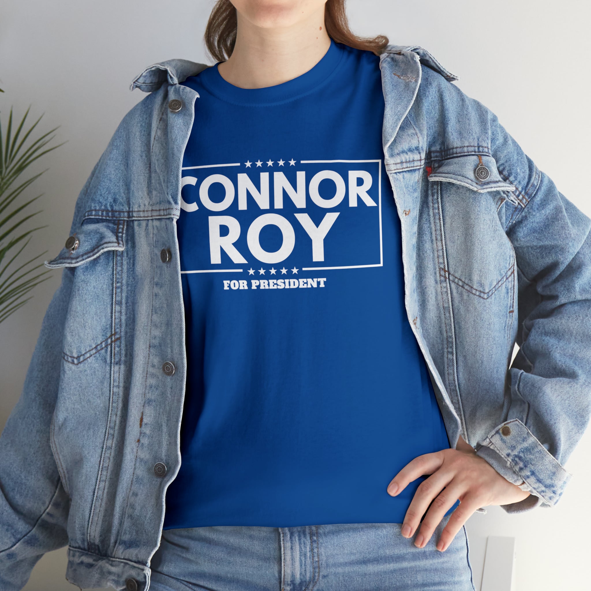 Connor Roy for President - Unisex Heavy Cotton Tee