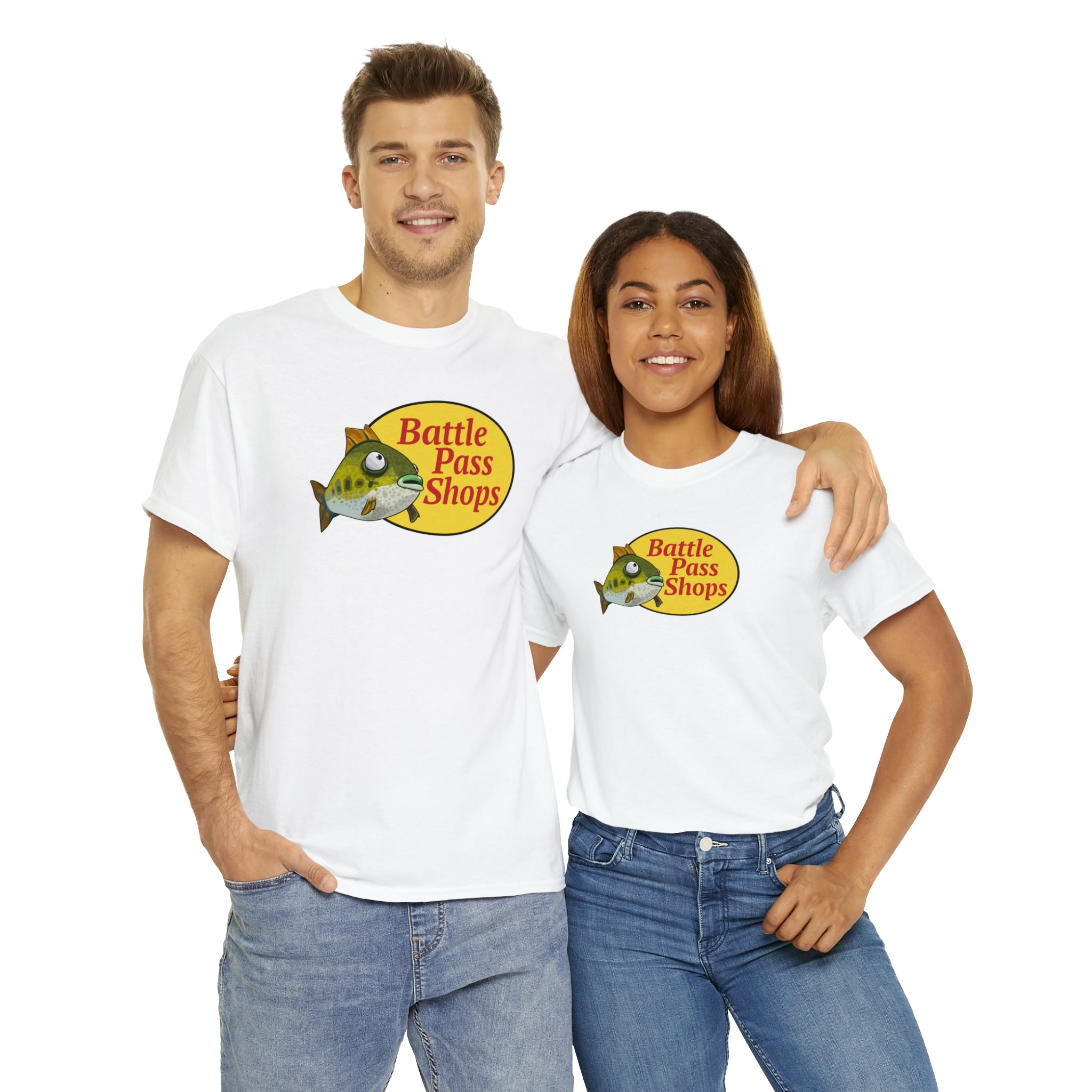 Battle Pass Shops Fortnite Flopper - Unisex Heavy Cotton Tee