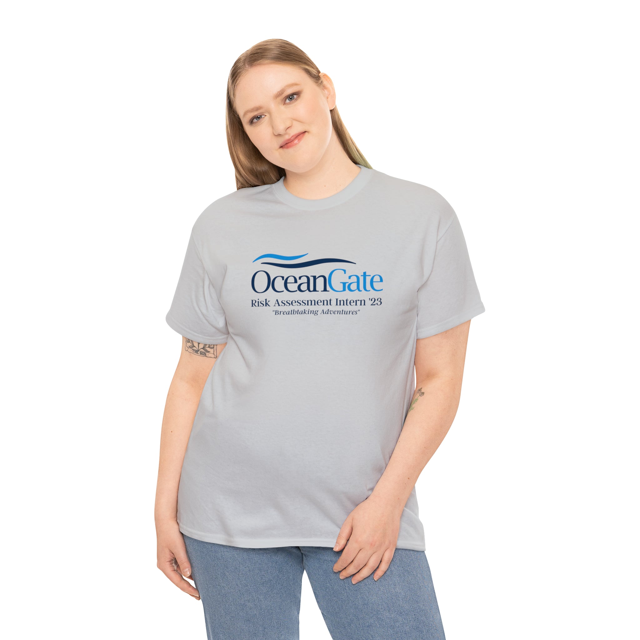 OceanGate Risk Assessment Intern '23 Unisex Heavy Cotton Tee