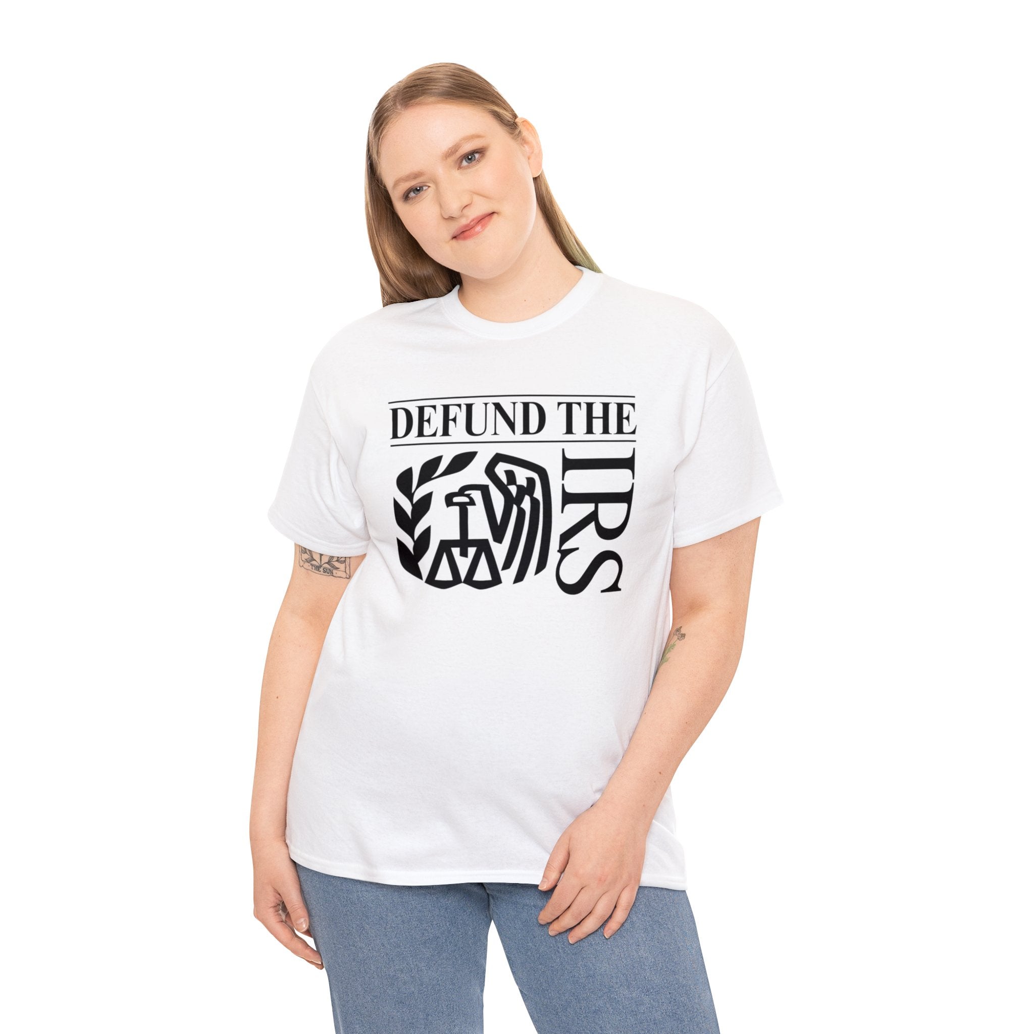 Defund the IRS - Unisex Heavy Cotton Tee