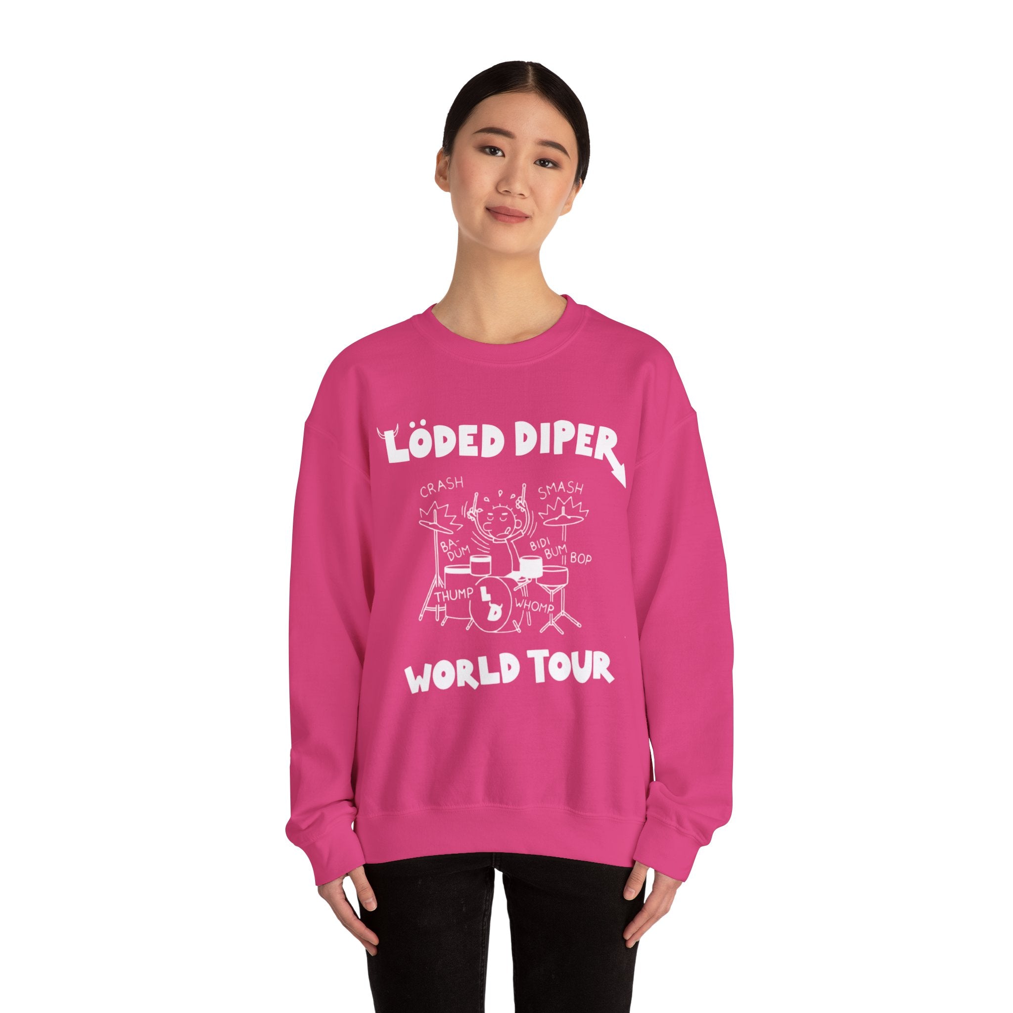 Loded Diper Unisex Heavy Blend™ Crewneck Sweatshirt