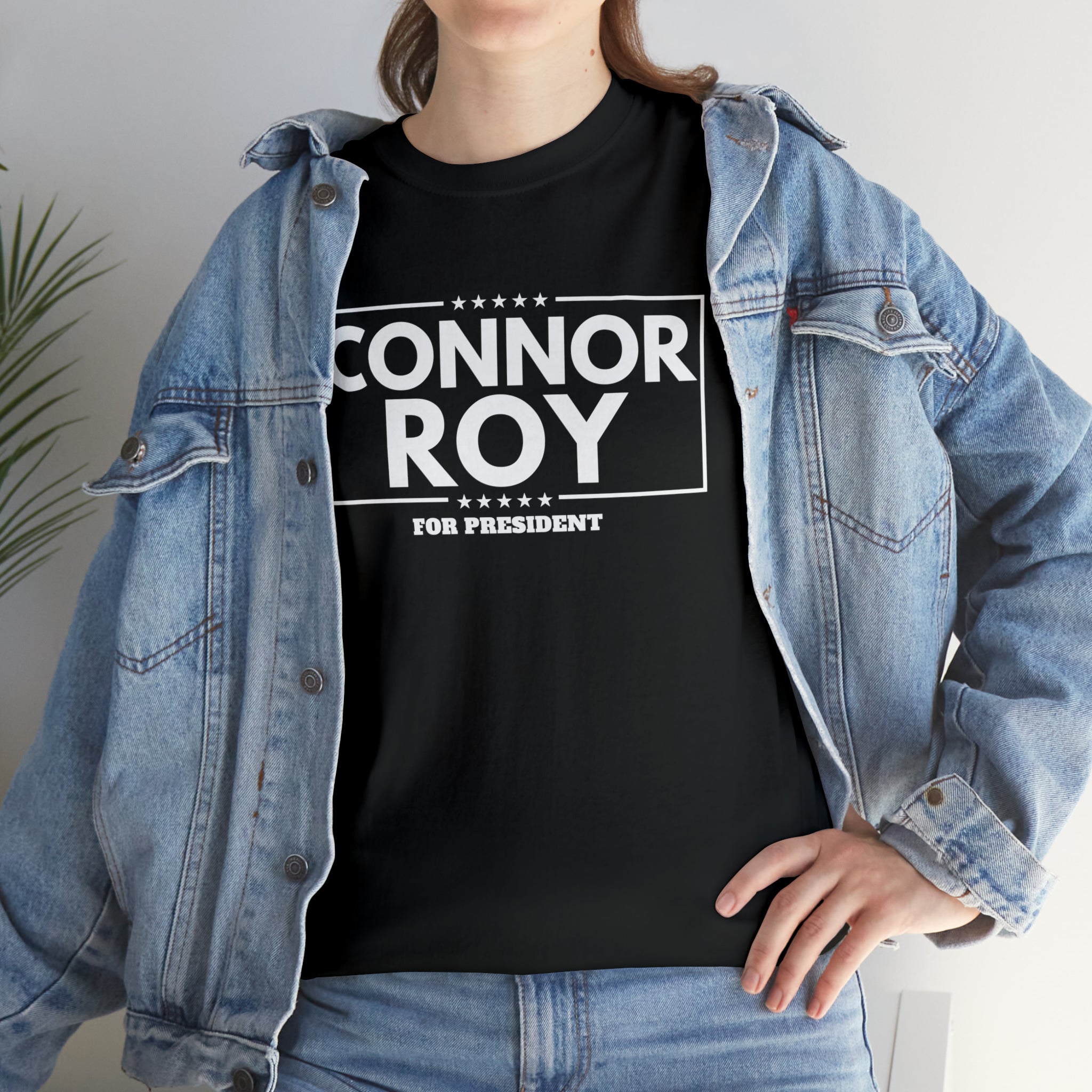 Connor Roy for President - Unisex Heavy Cotton Tee