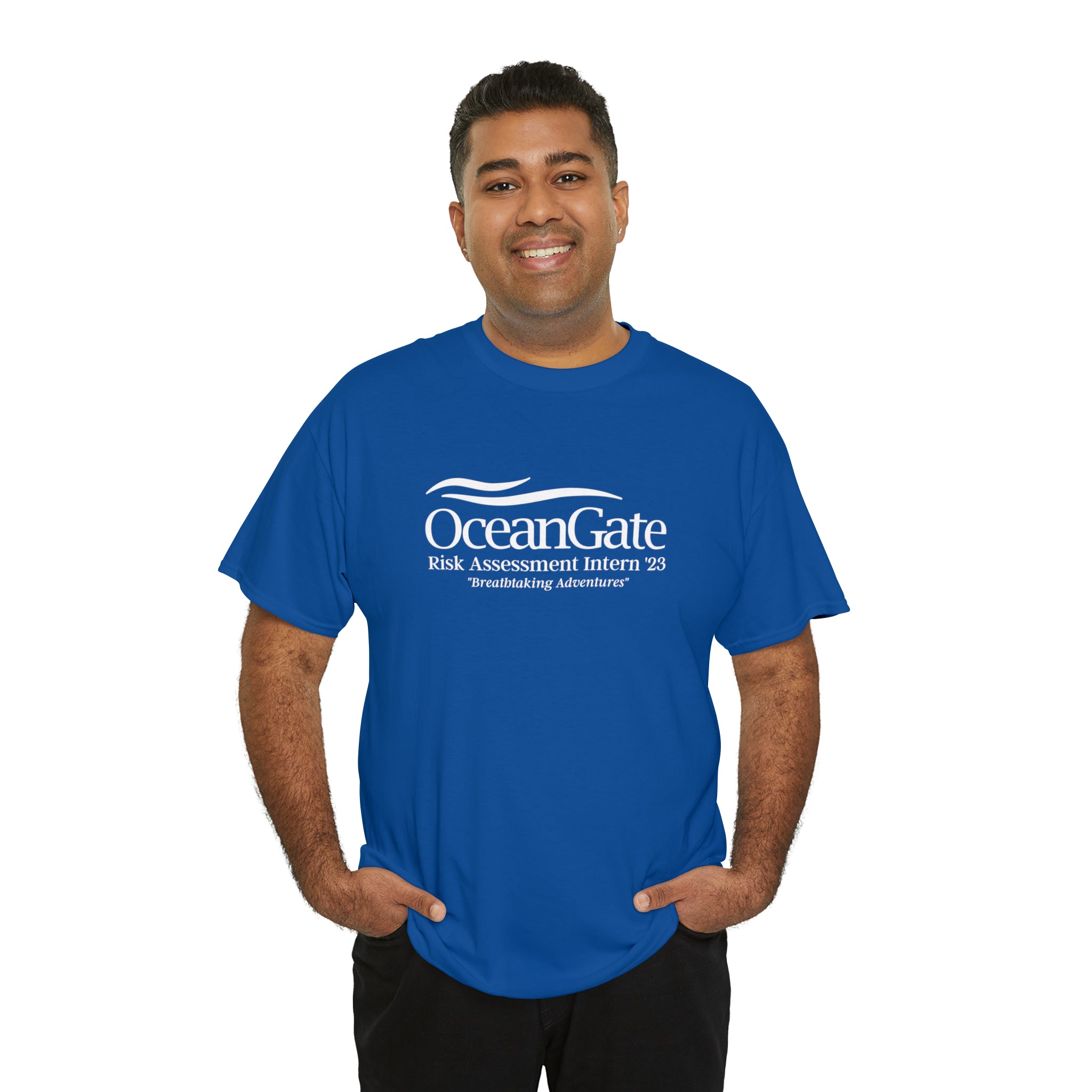 OceanGate Risk Assessment Intern '23 Unisex Heavy Cotton Tee