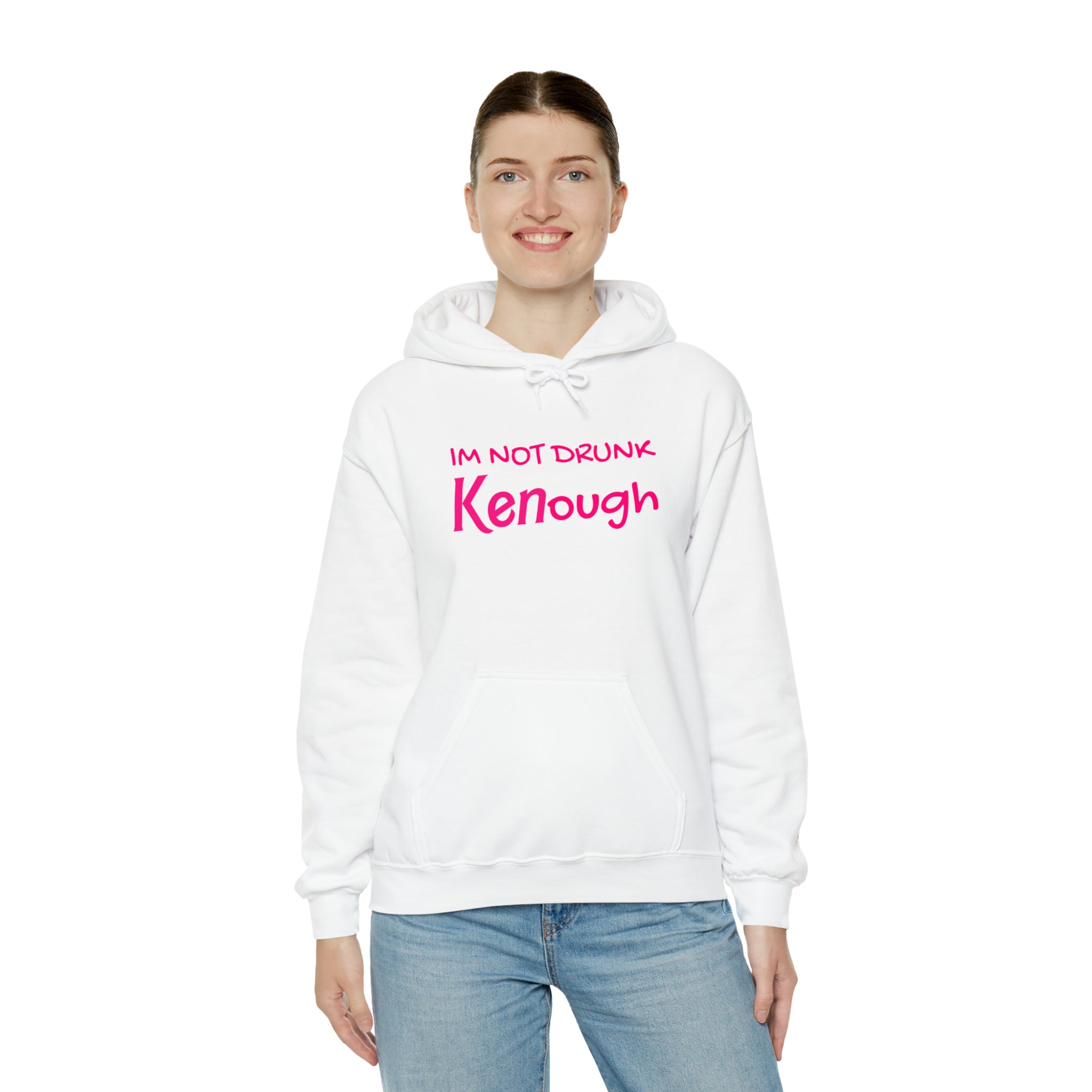 I'm not drunk Kenough Barbie - Unisex Heavy Blend™ Hooded Sweatshirt