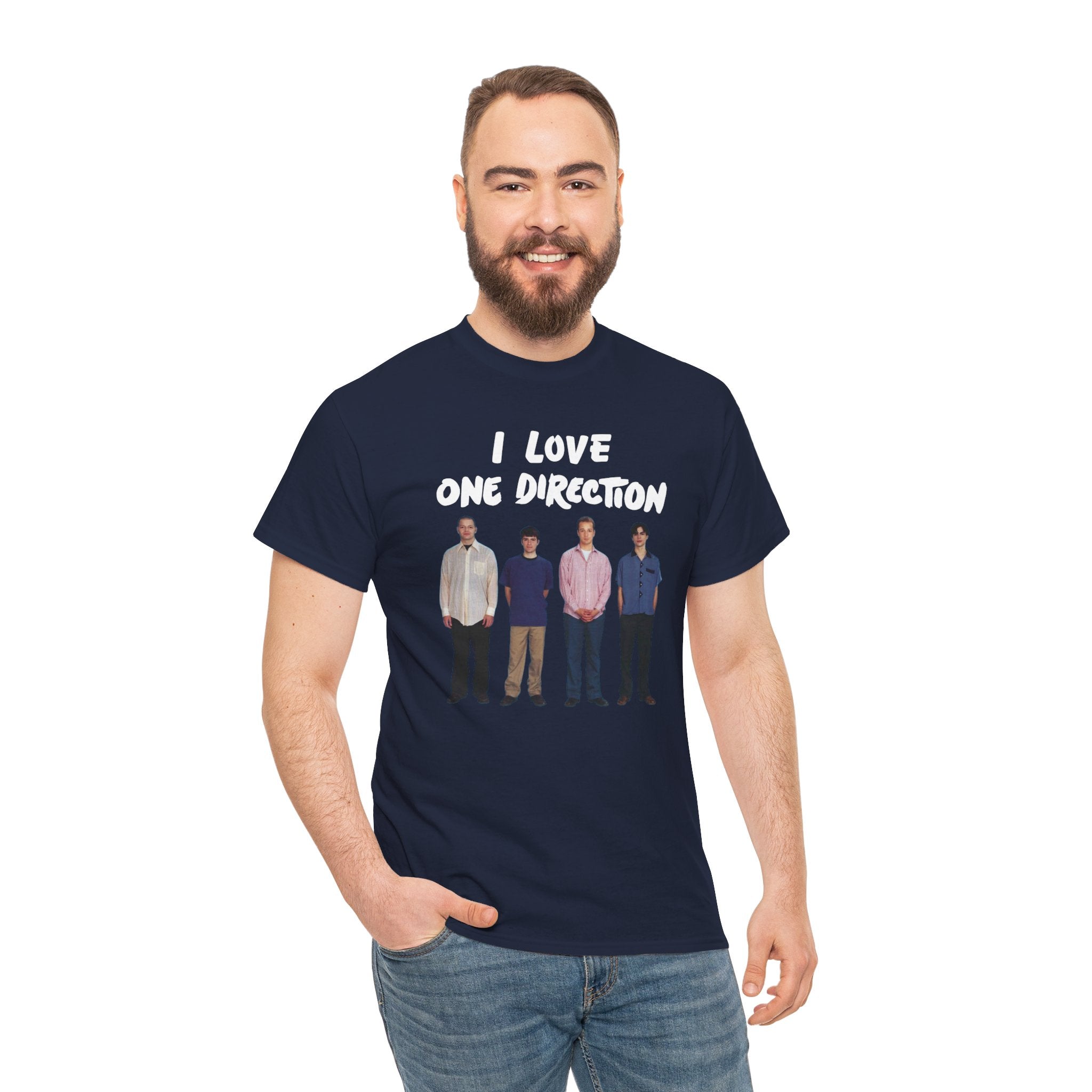 I Love One Direction Shirt - Weezer Parody Shirt