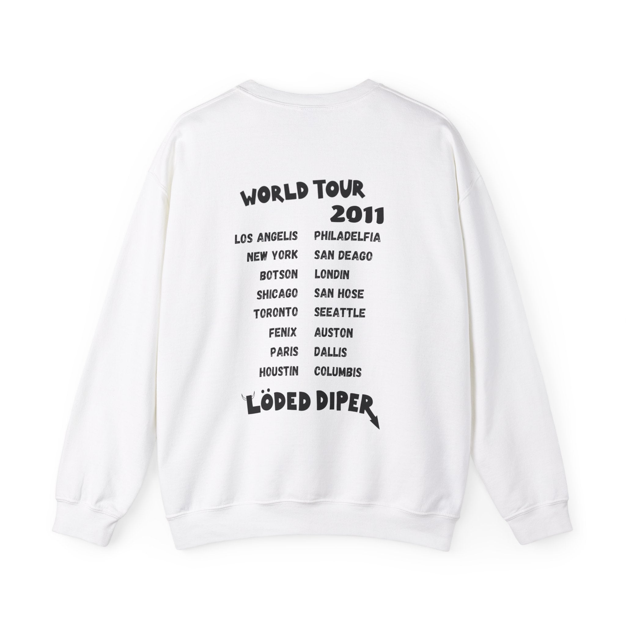 Loded Diper Unisex Heavy Blend™ Crewneck Sweatshirt