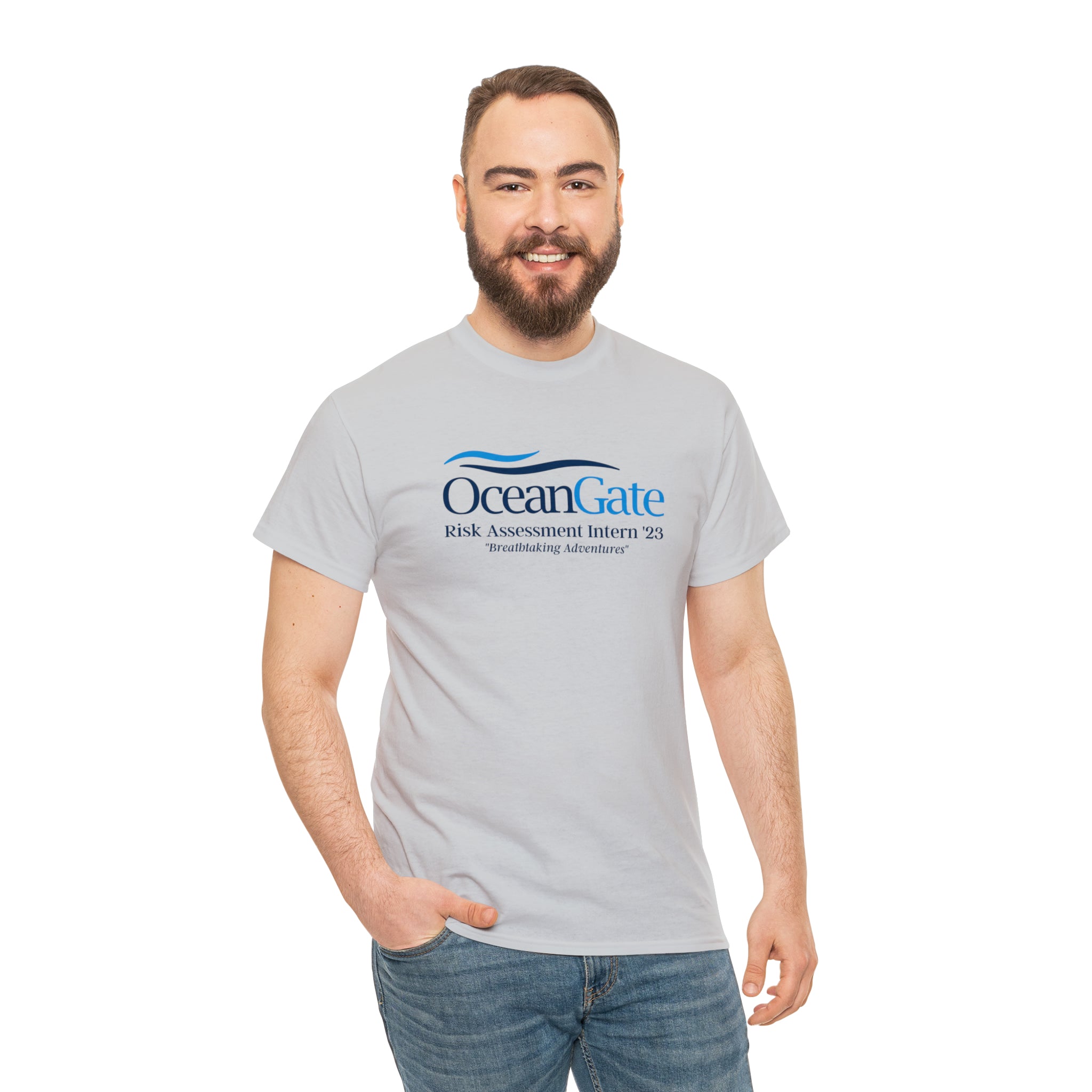 OceanGate Risk Assessment Intern '23 Unisex Heavy Cotton Tee