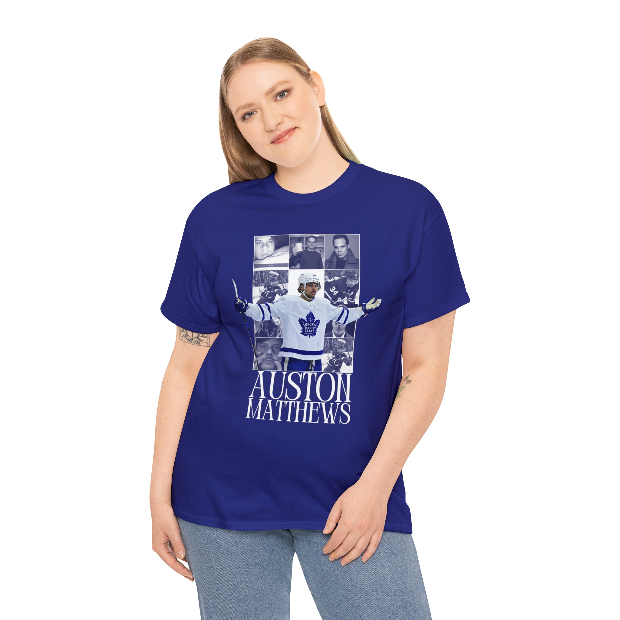 Auston Matthews (with back quote) - Unisex Heavy Cotton Tee