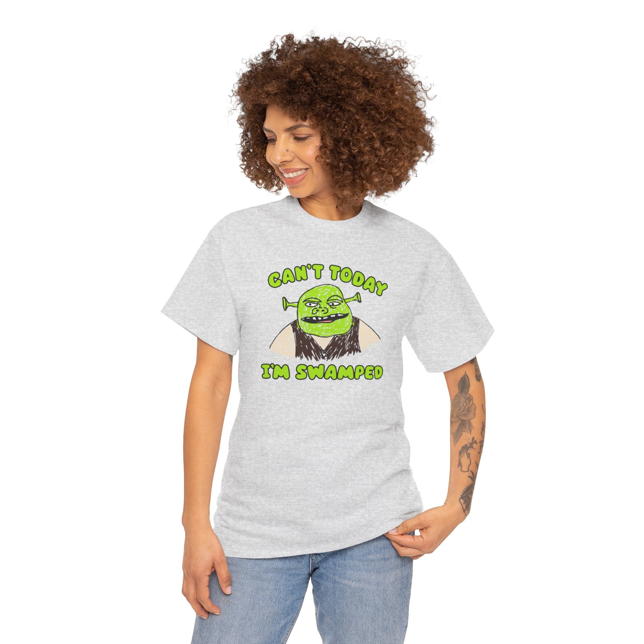 Can't Today I'm Swamped Shrek Shirt