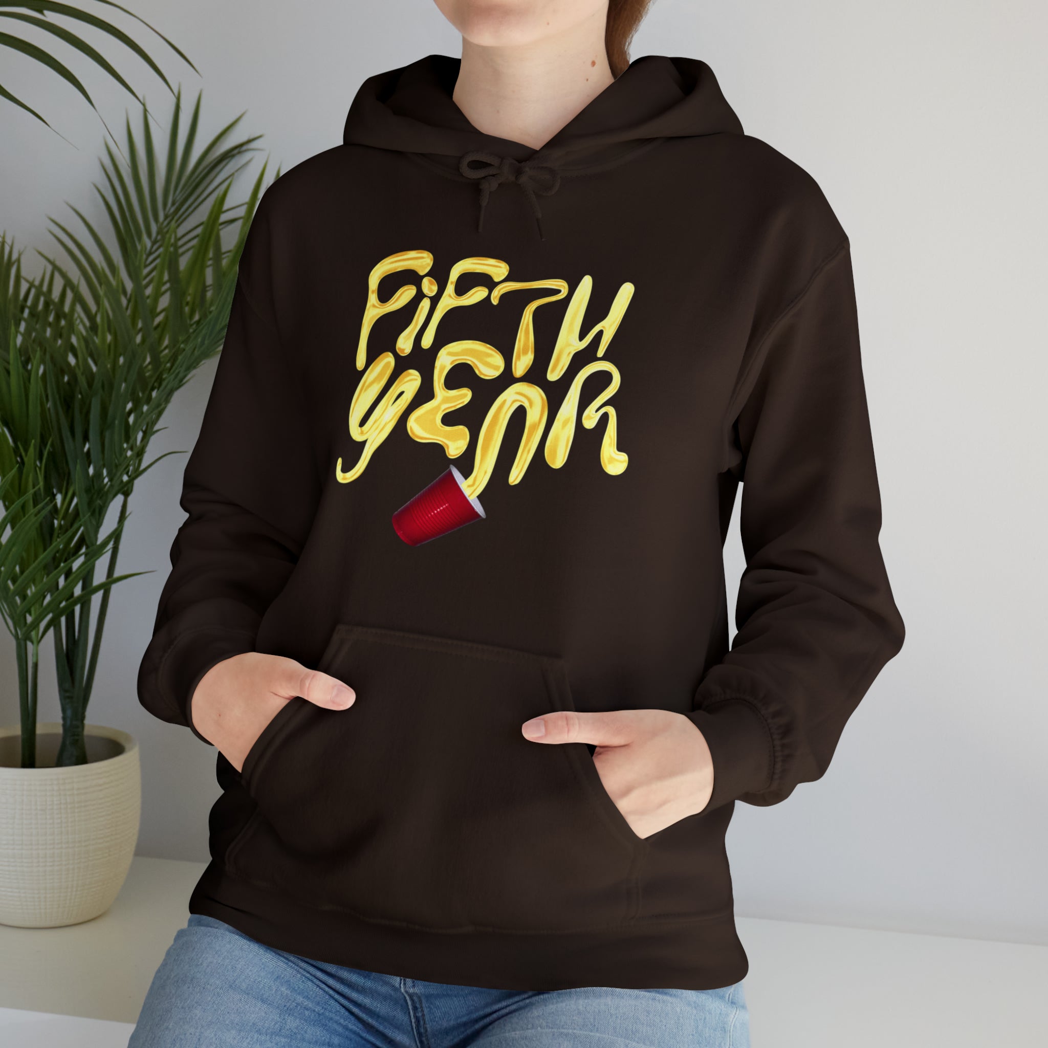 Fifth Year Beer Spill - Unisex Heavy Blend™ Hooded Sweatshirt