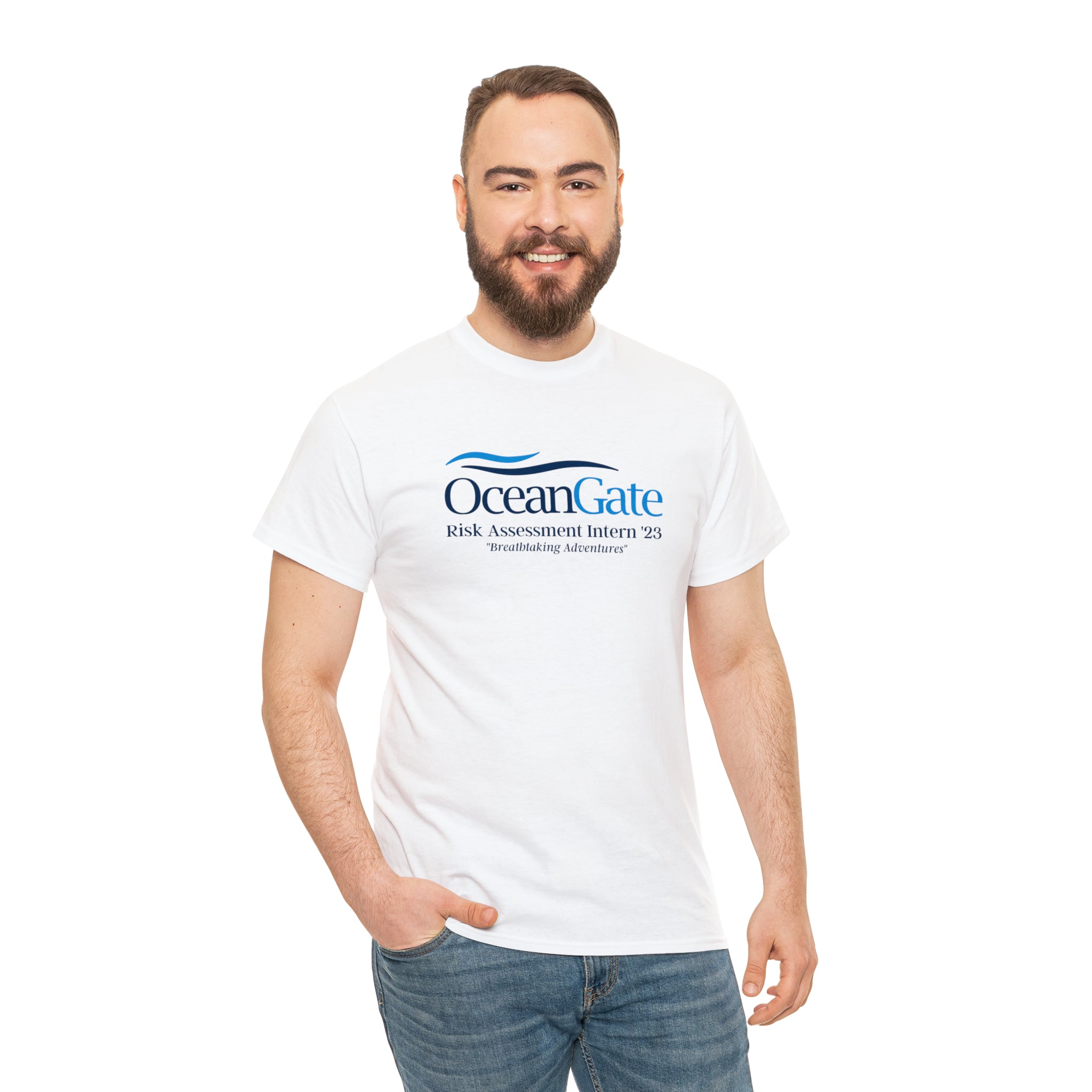 OceanGate Risk Assessment Intern '23 Unisex Heavy Cotton Tee