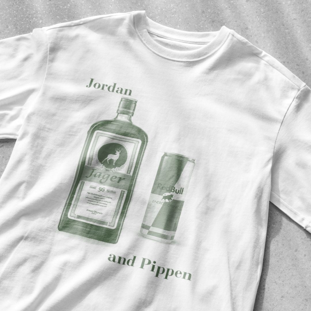 Jordan and Pippen Jagerbomb - Unisex Heavy Cotton Tee