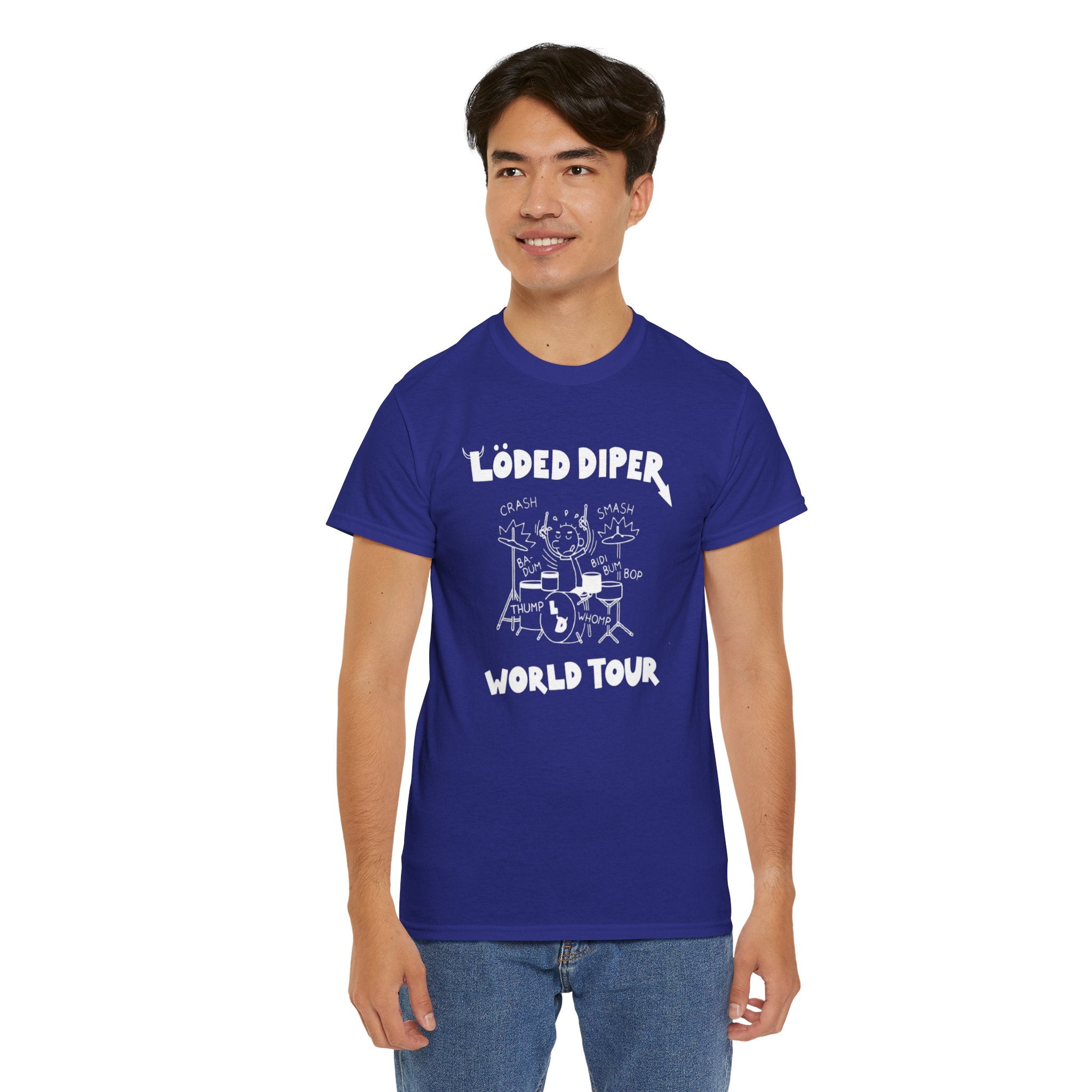 Loded Diper World Tour Shirt (Diary of a Wimpy Kid Rodrick Rules) - Unisex Heavy Cotton Tee