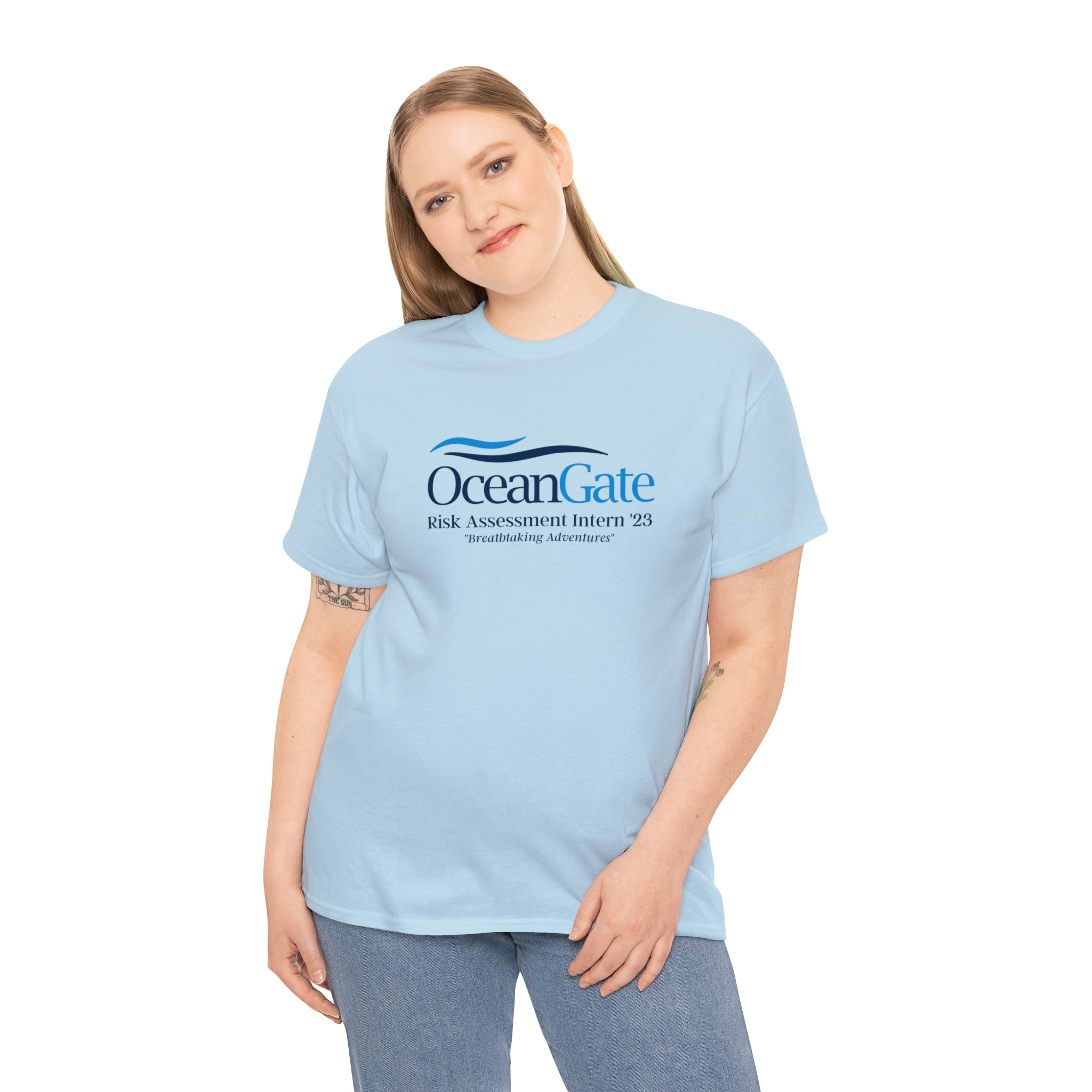 OceanGate Risk Assessment Intern '23 Unisex Heavy Cotton Tee