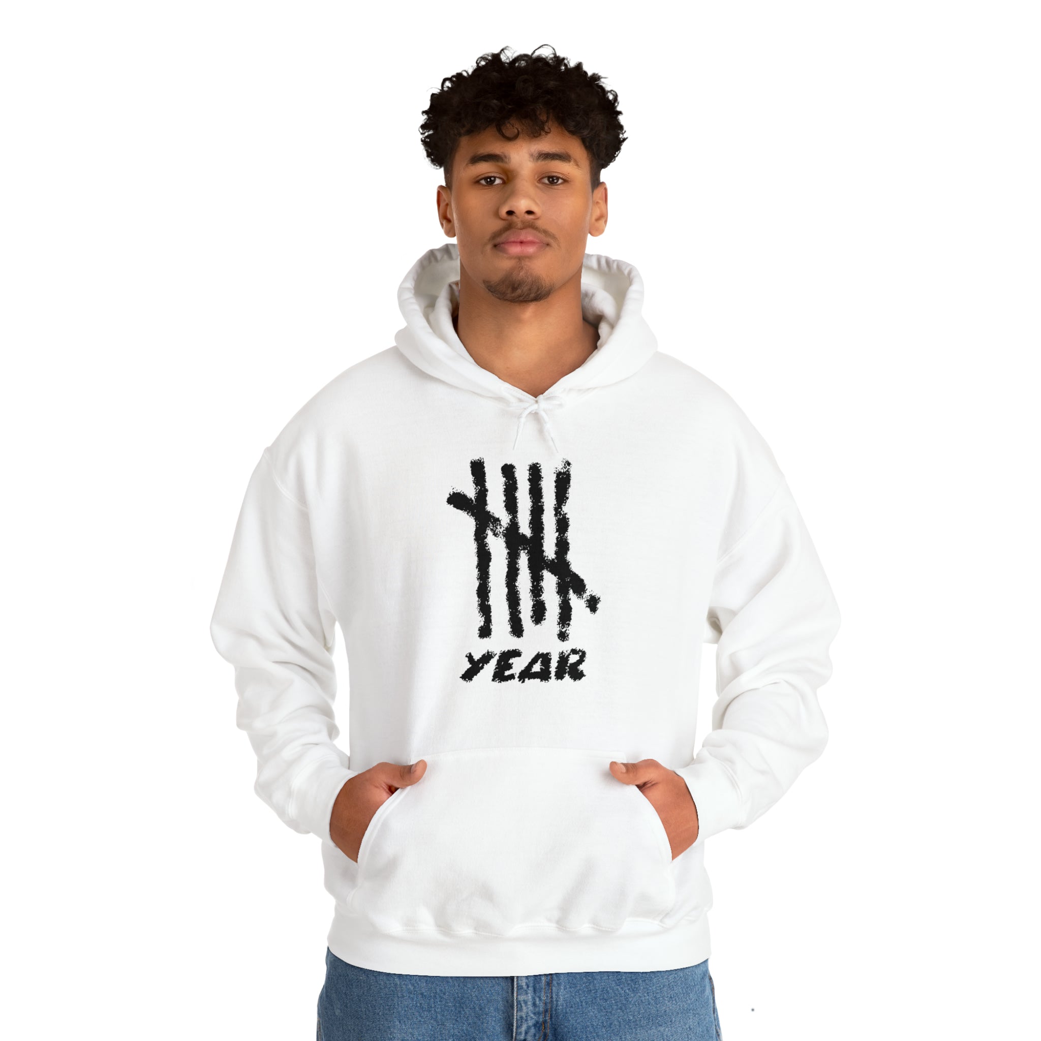 Fifth Year Chalk Marks - Unisex Heavy Blend™ Hooded Sweatshirt