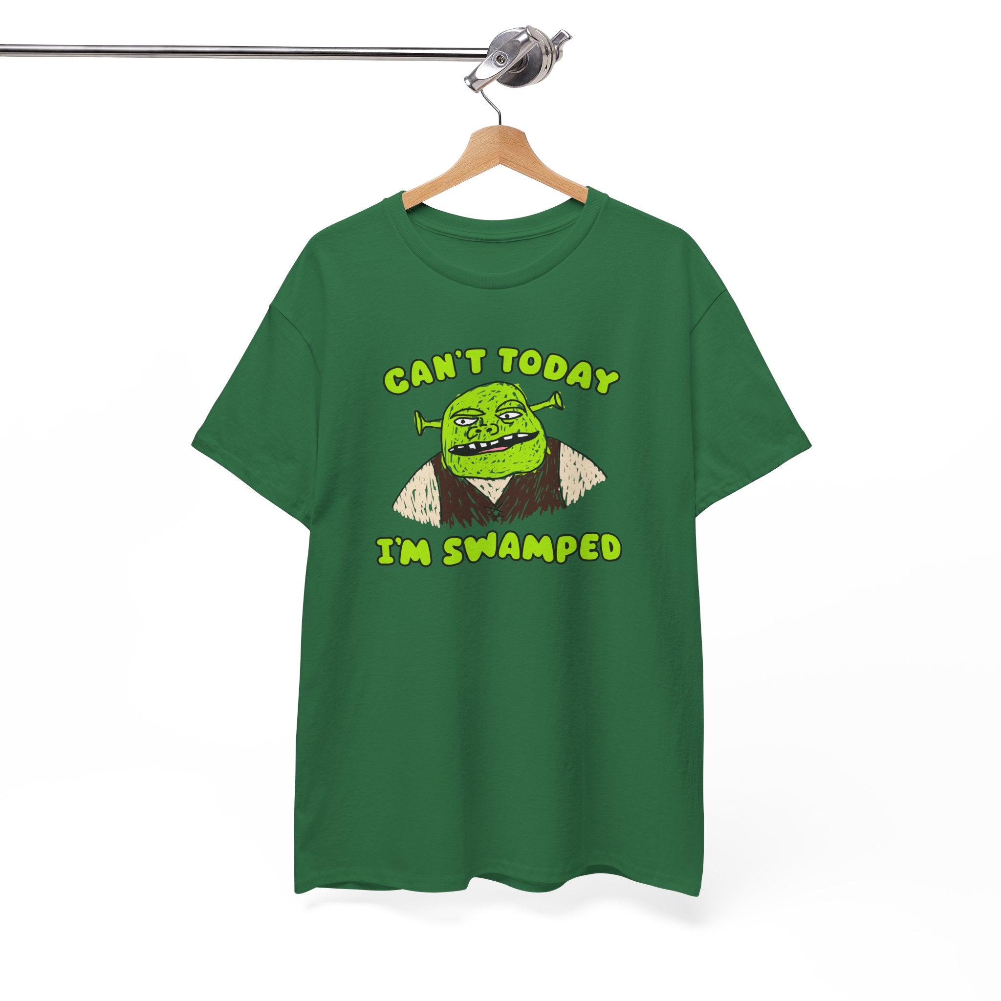 Can't Today I'm Swamped Shrek Shirt