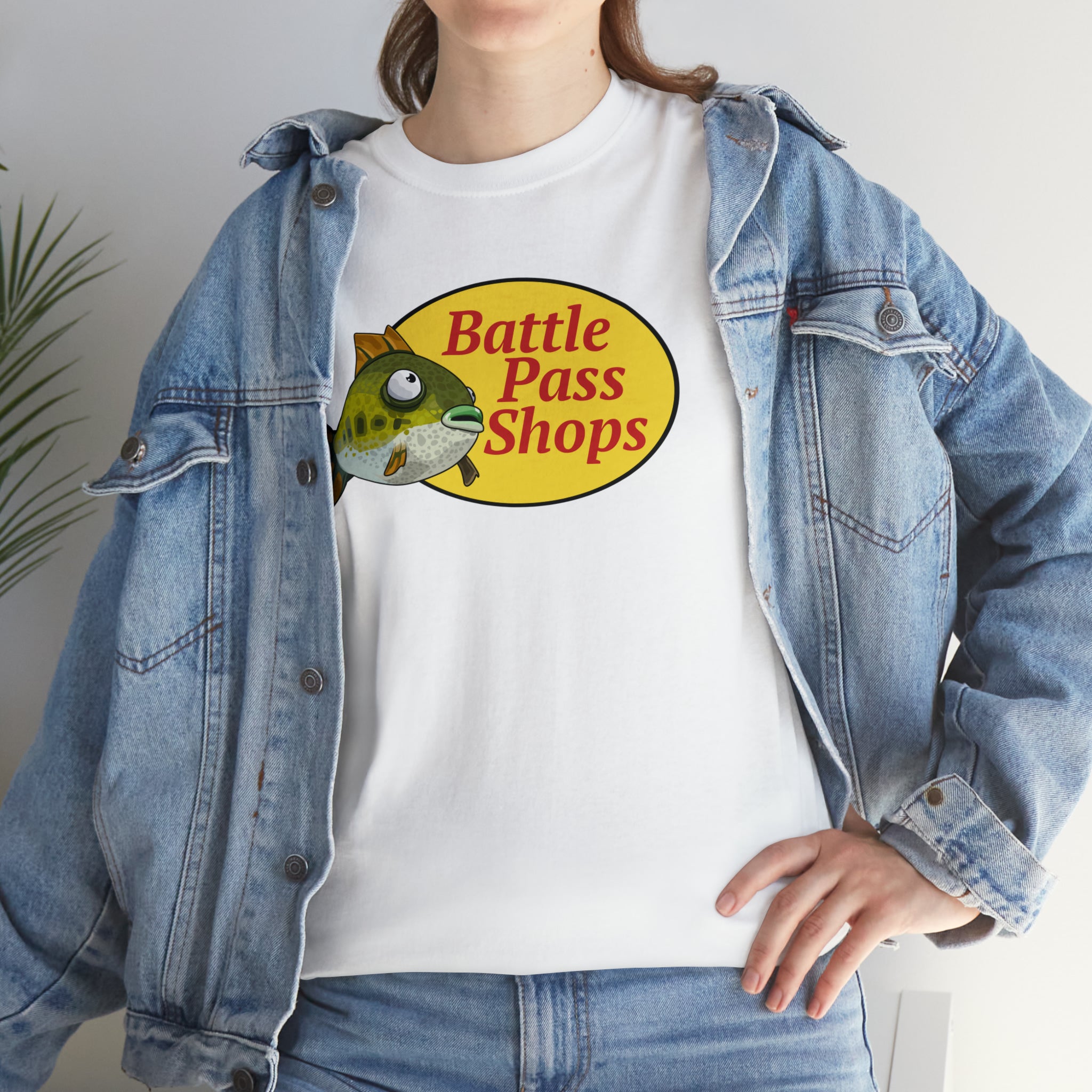 Battle Pass Shops Fortnite Flopper - Unisex Heavy Cotton Tee