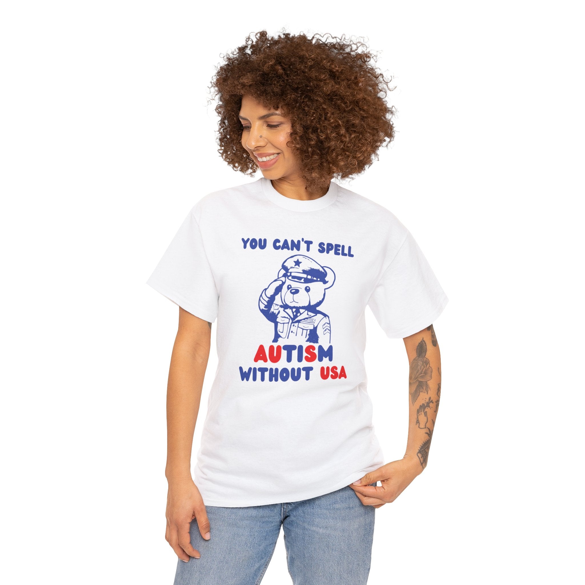 You can't spell Autism without USA shirt