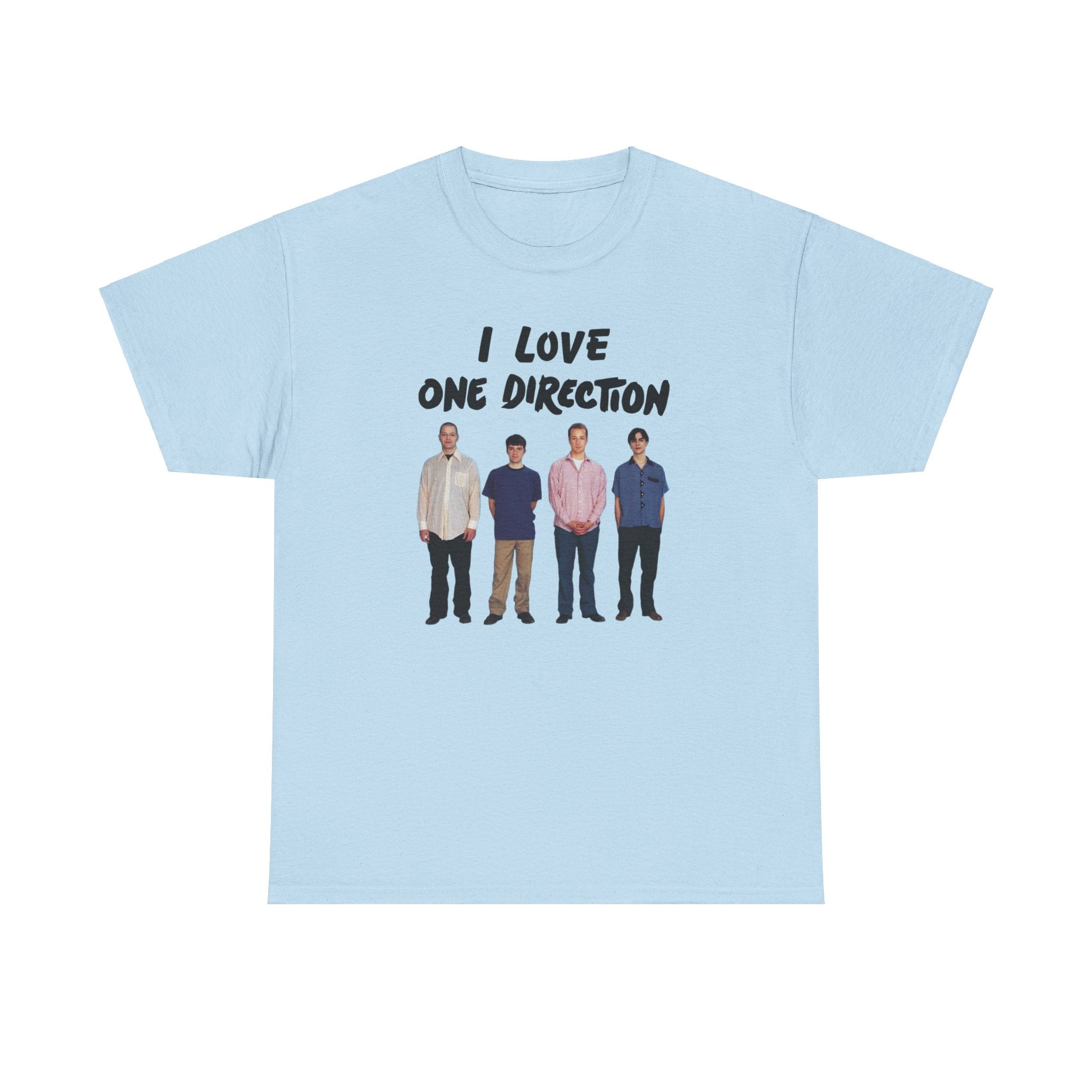 I Love One Direction Shirt - Weezer Parody Shirt