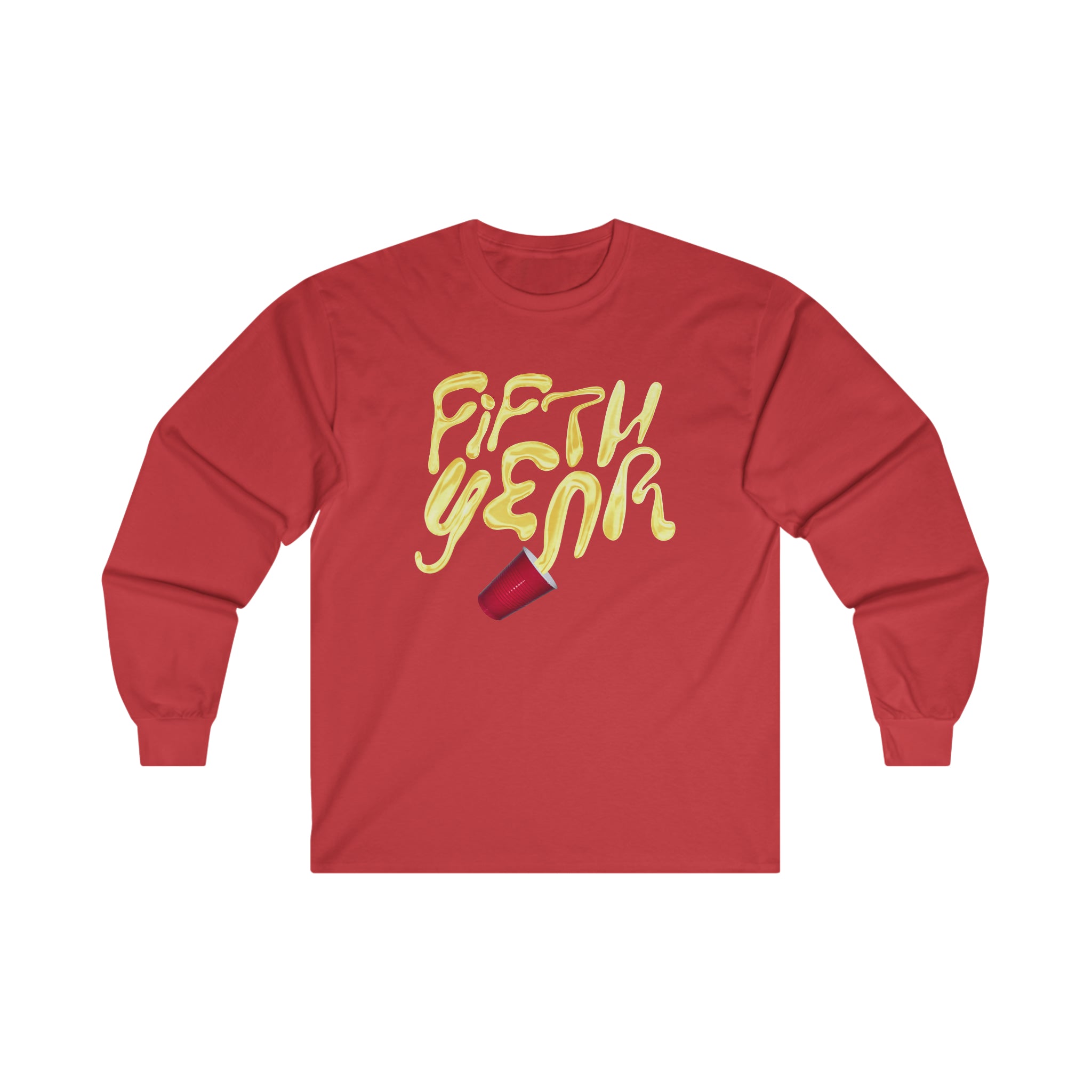 Fifth Year Beer Spill - Ultra Cotton Long Sleeve Tee