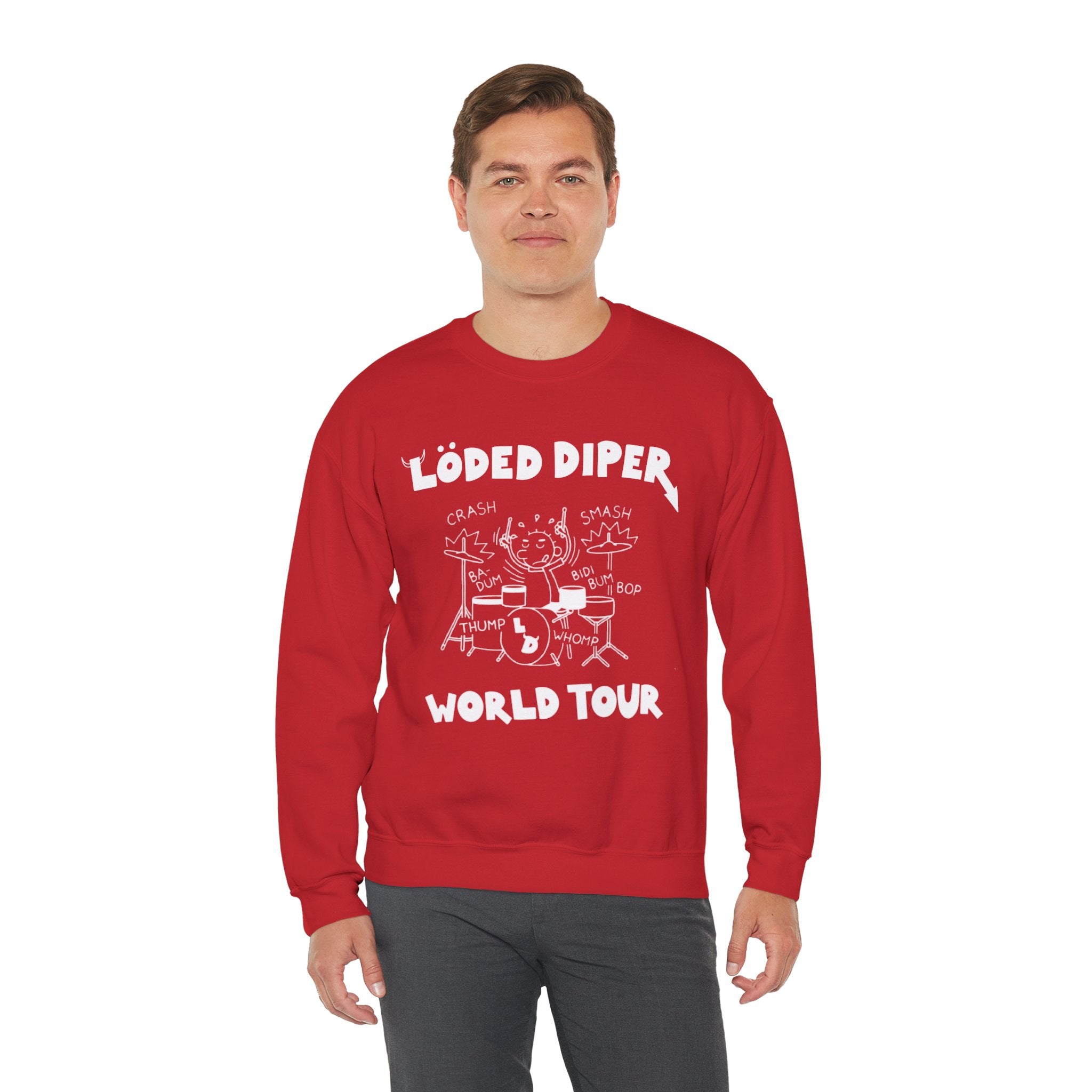 Loded Diper Unisex Heavy Blend™ Crewneck Sweatshirt