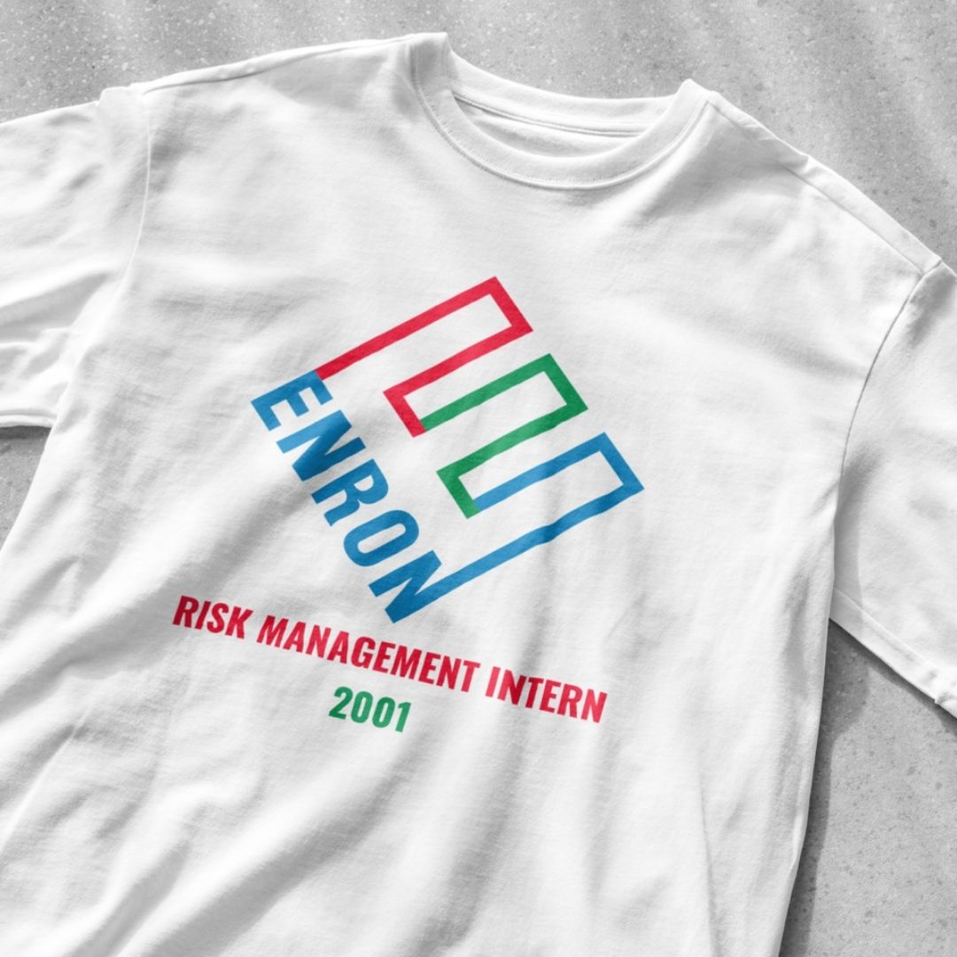 Enron Risk Management Intern 2001 - Unisex Heavy Cotton Tee