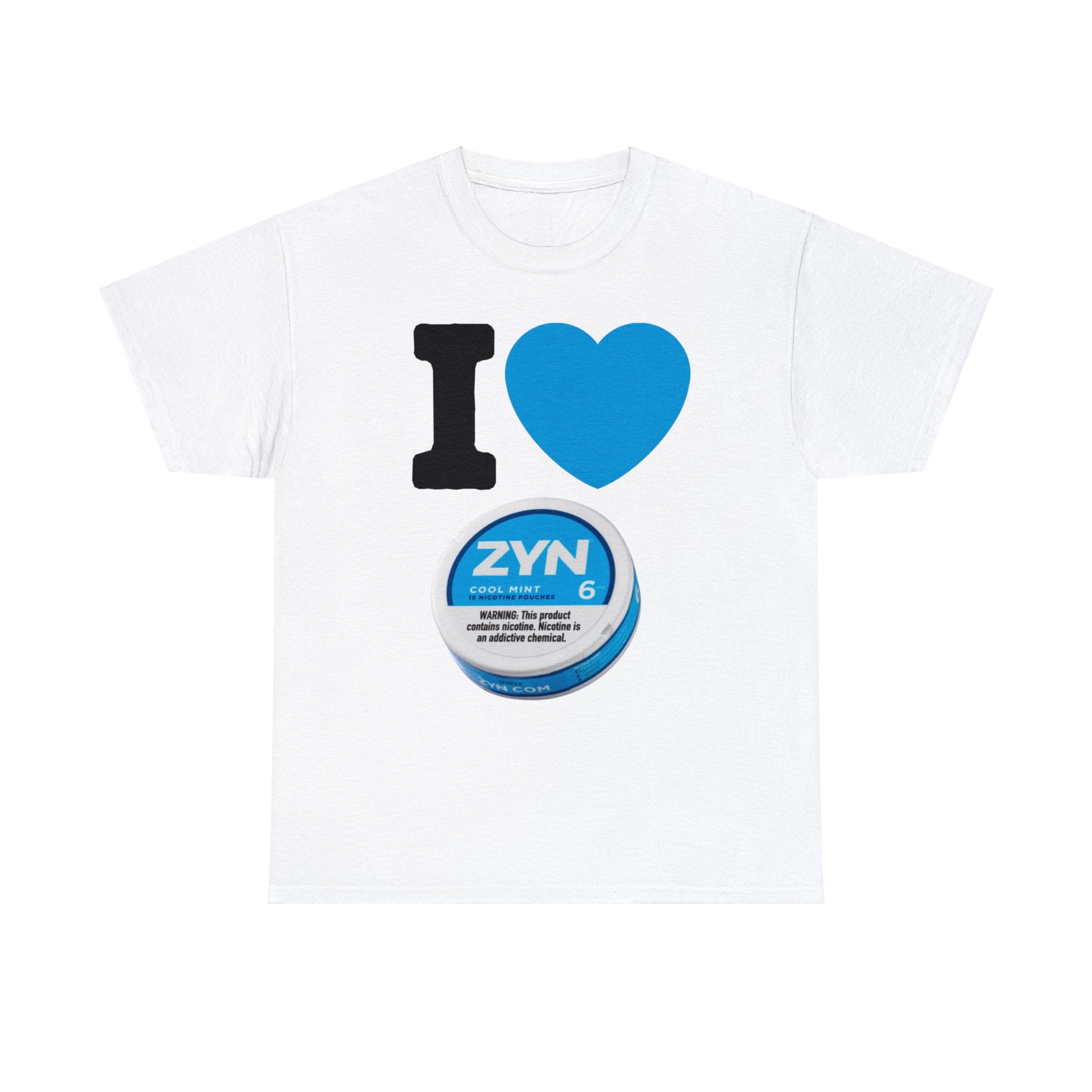 I Love ZYN (No back graphic) - Unisex Heavy Cotton Tee