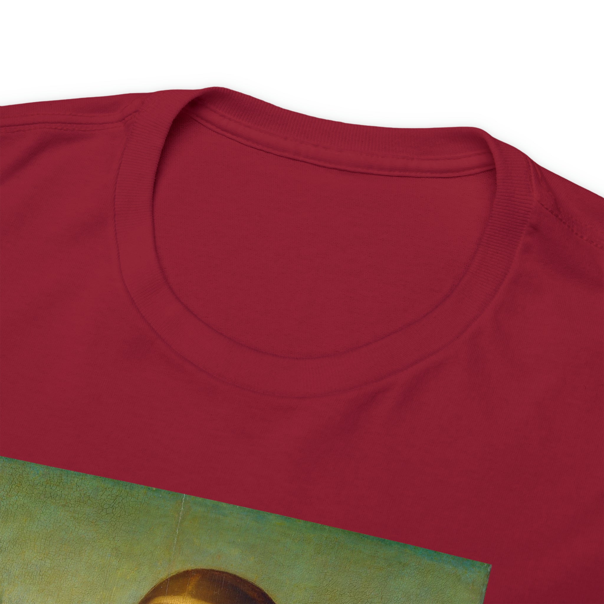 Mona Lisa with cigarettes - Unisex Heavy Cotton Tee