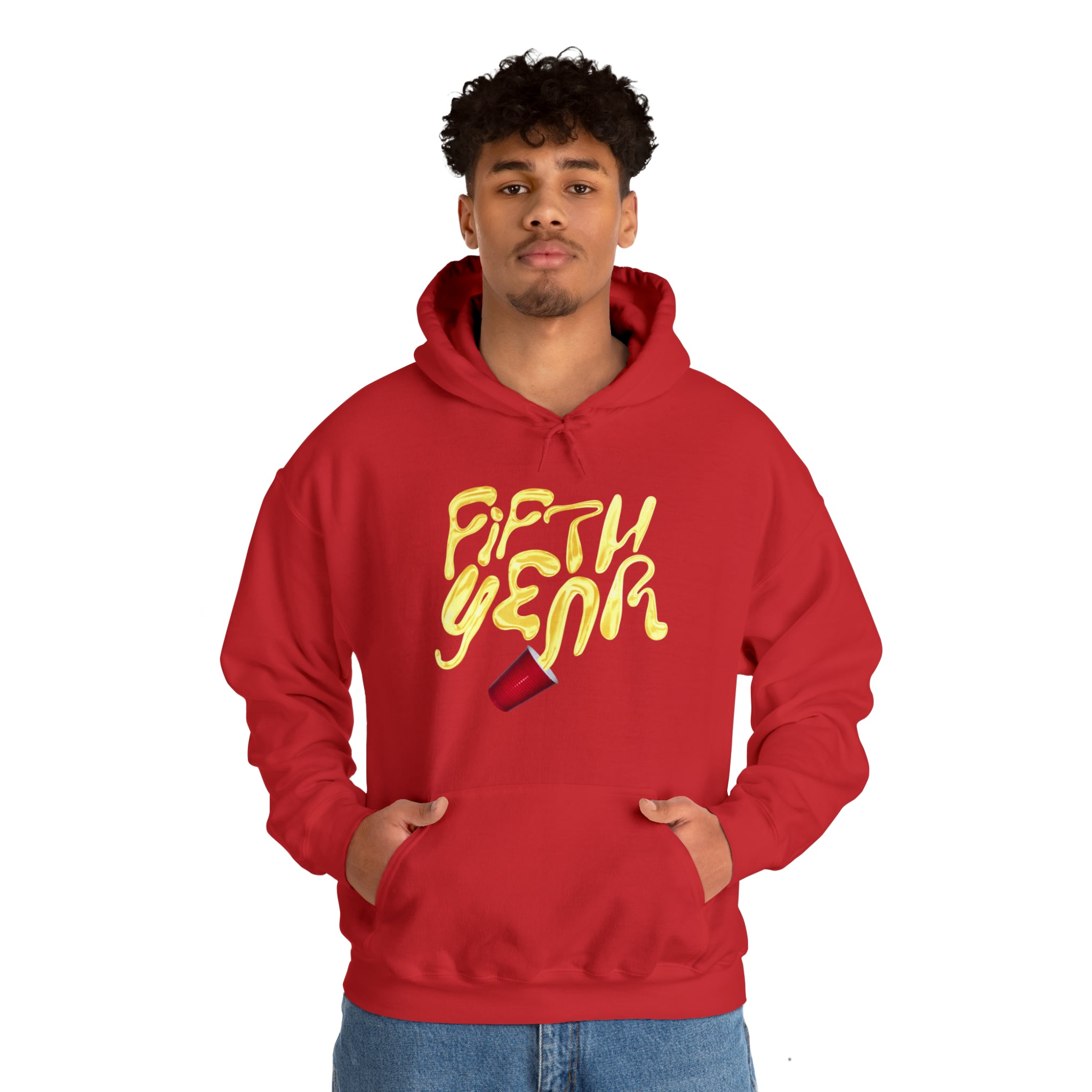 Fifth Year Beer Spill - Unisex Heavy Blend™ Hooded Sweatshirt