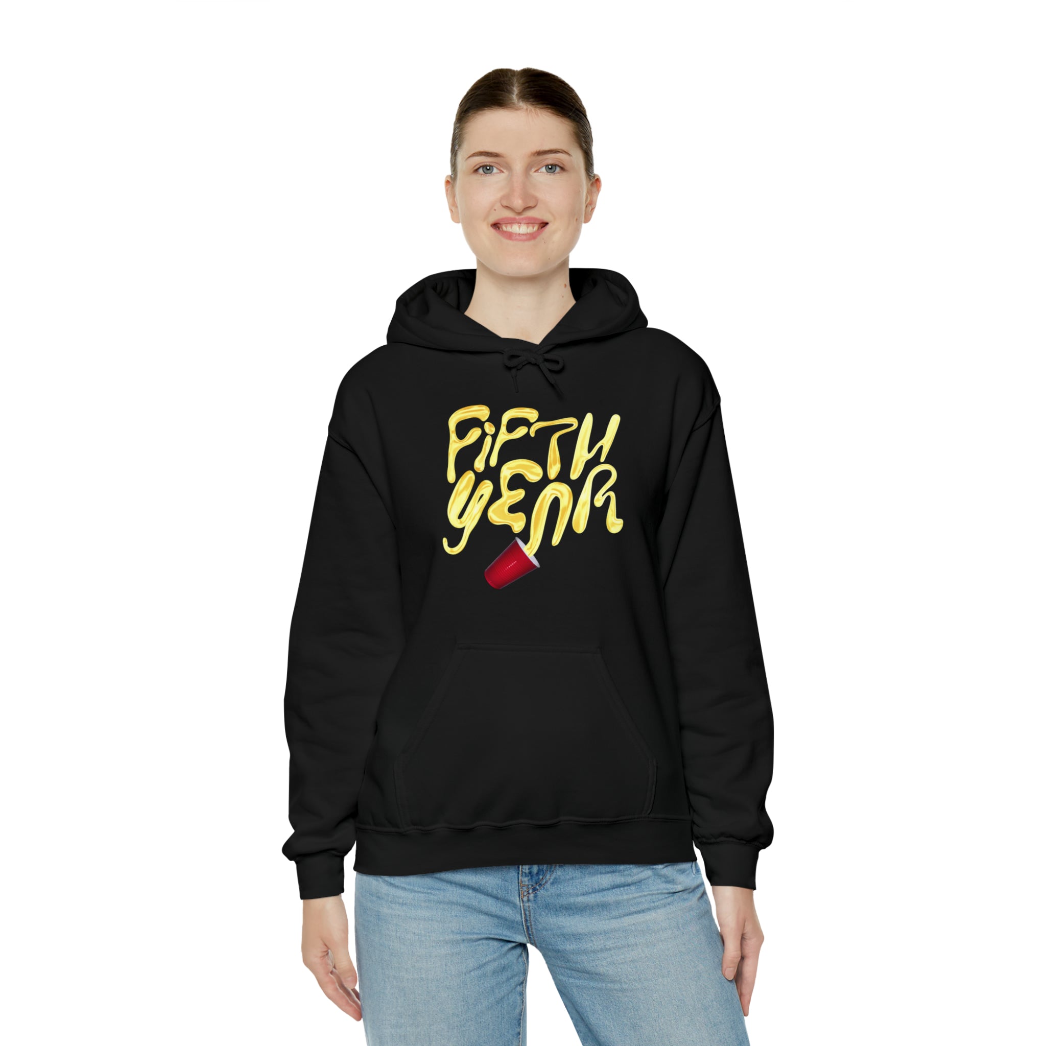 Fifth Year Beer Spill - Unisex Heavy Blend™ Hooded Sweatshirt