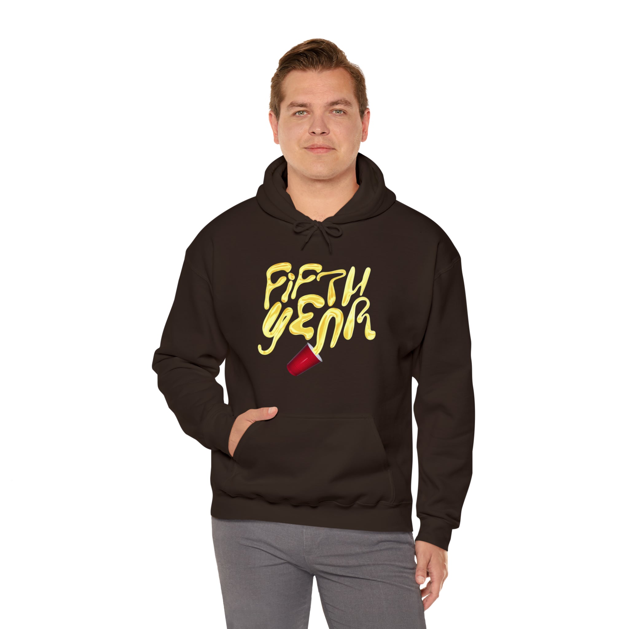 Fifth Year Beer Spill - Unisex Heavy Blend™ Hooded Sweatshirt