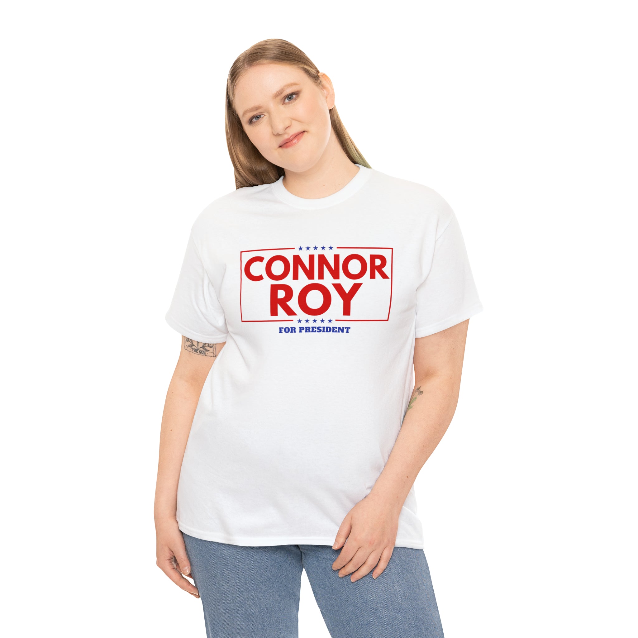 Connor Roy for President - Unisex Heavy Cotton Tee