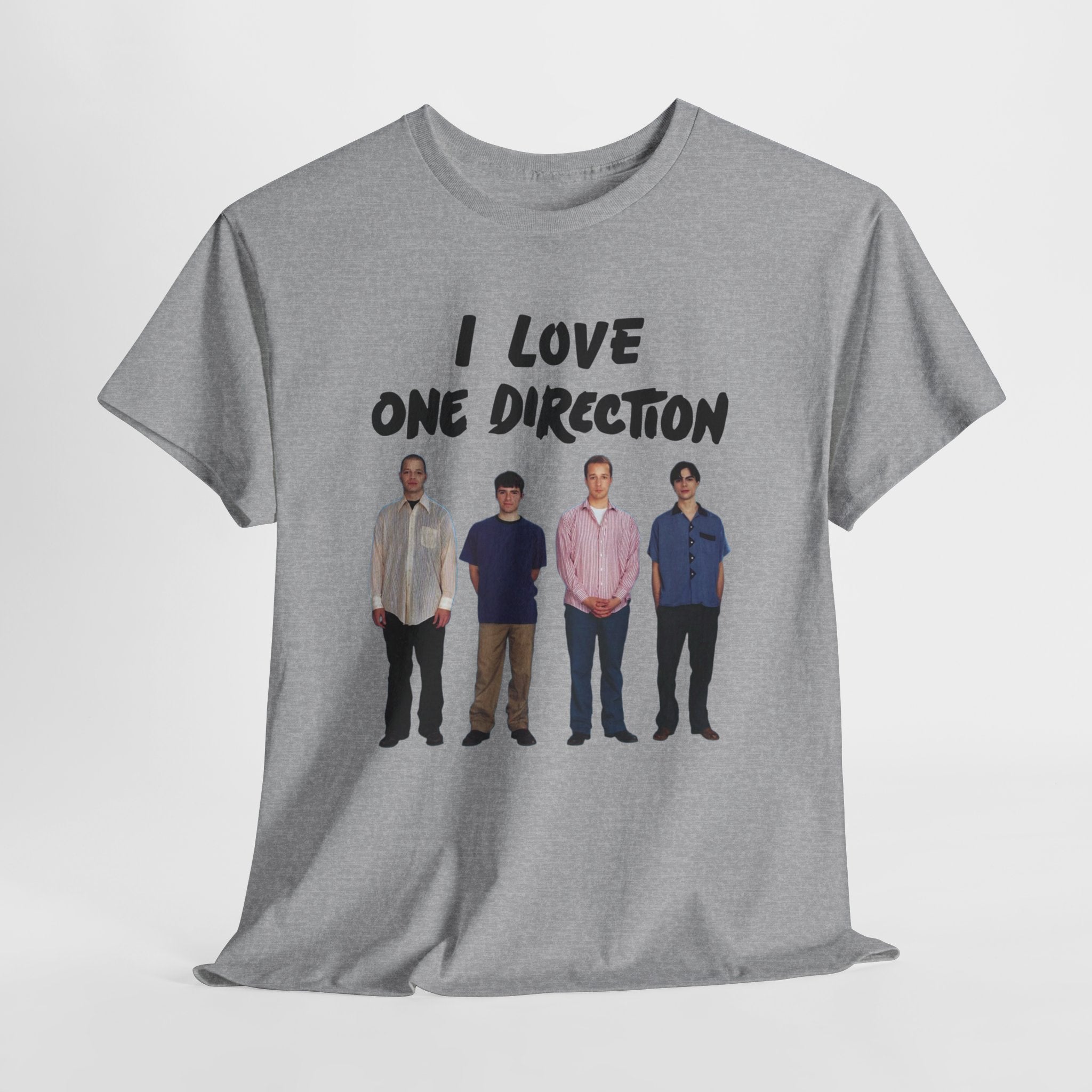 I Love One Direction Shirt - Weezer Parody Shirt