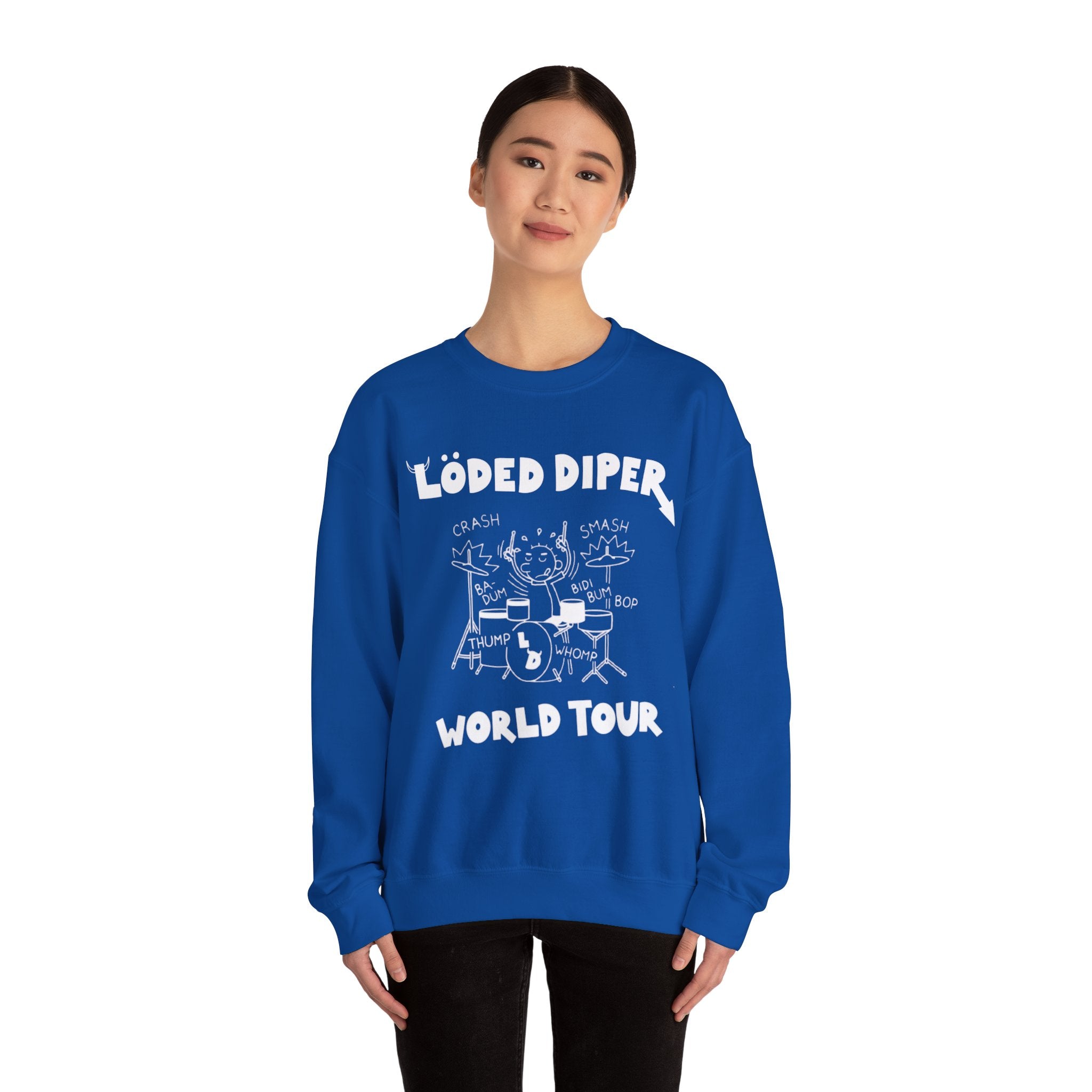 Loded Diper Unisex Heavy Blend™ Crewneck Sweatshirt