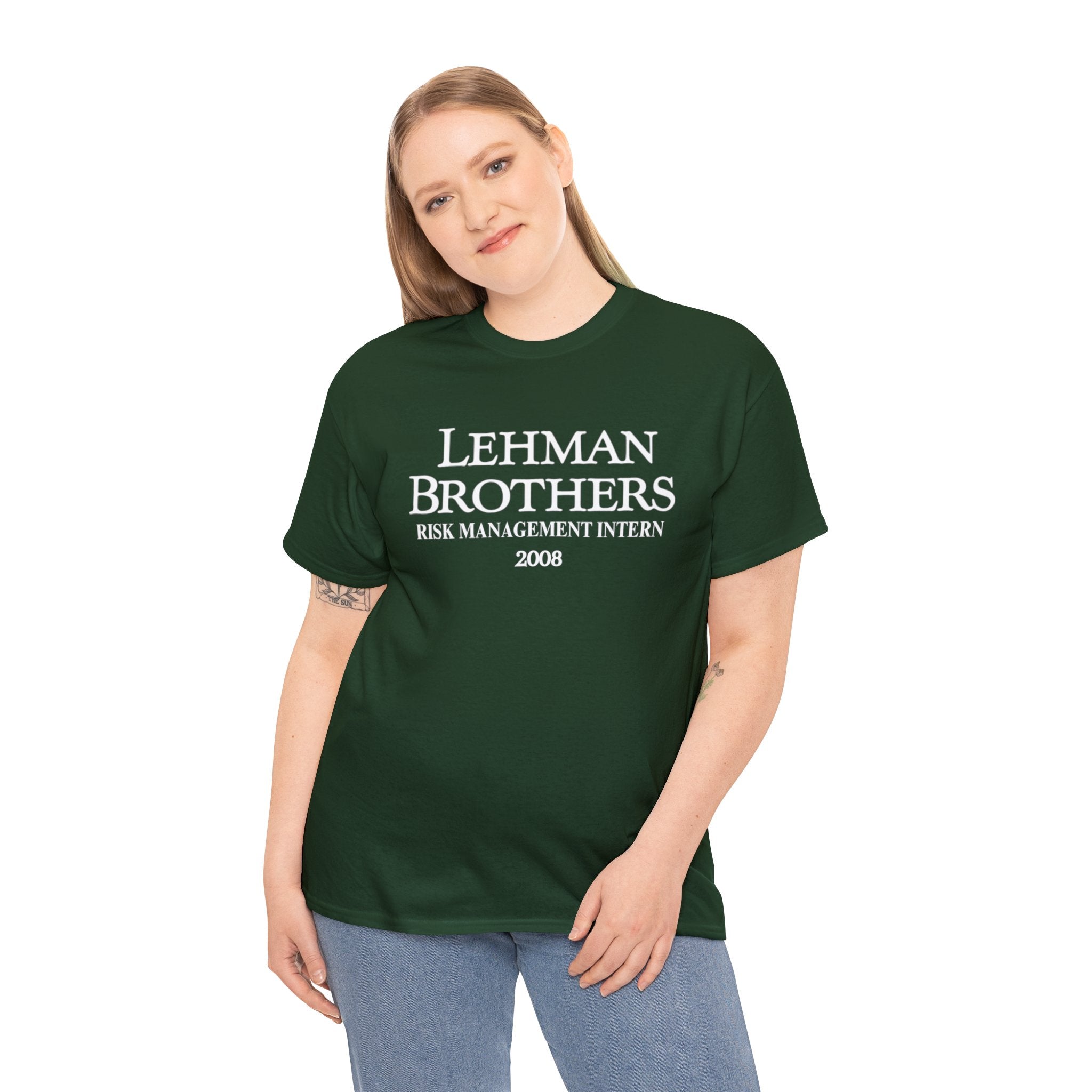 Lehman Brothers Risk Management Intern 2008 - Unisex Heavy Cotton Tee