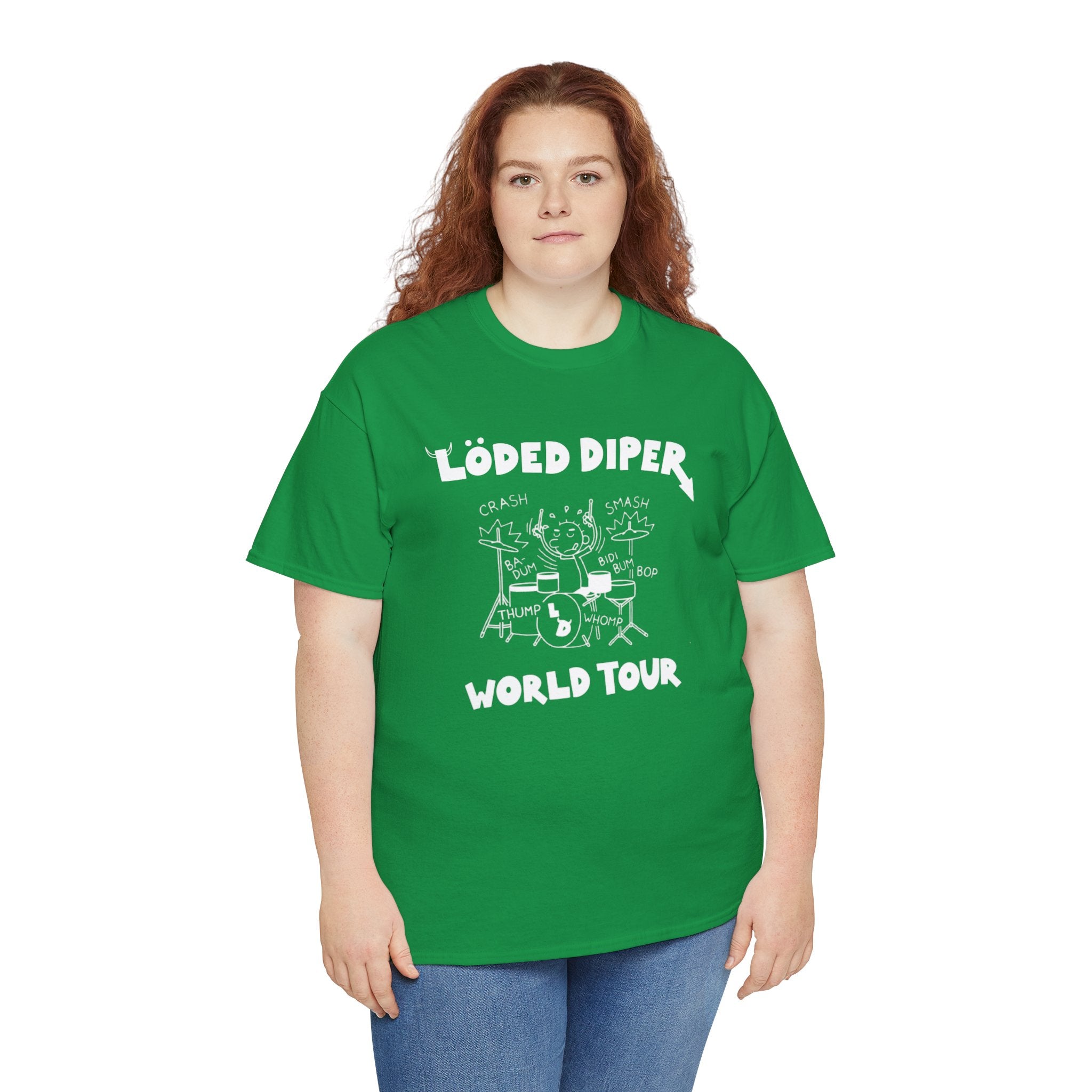 Loded Diper World Tour Shirt (Diary of a Wimpy Kid Rodrick Rules) - Unisex Heavy Cotton Tee