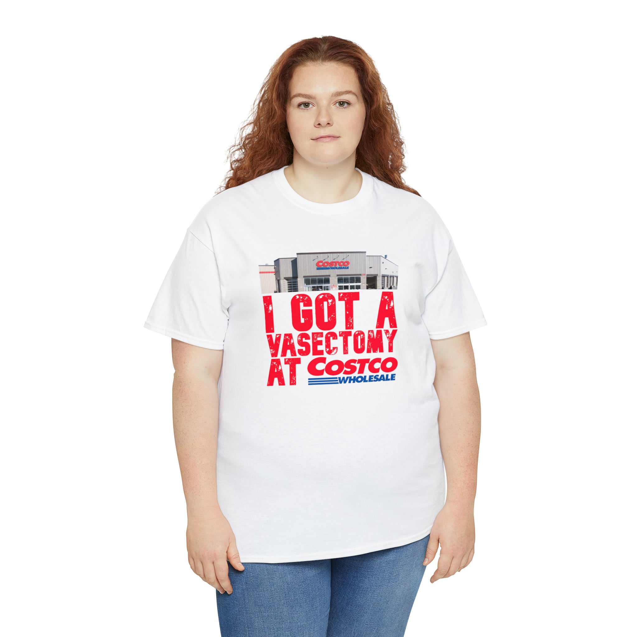 I Got A Vasectomy At Costco Unisex Heavy Cotton Tee