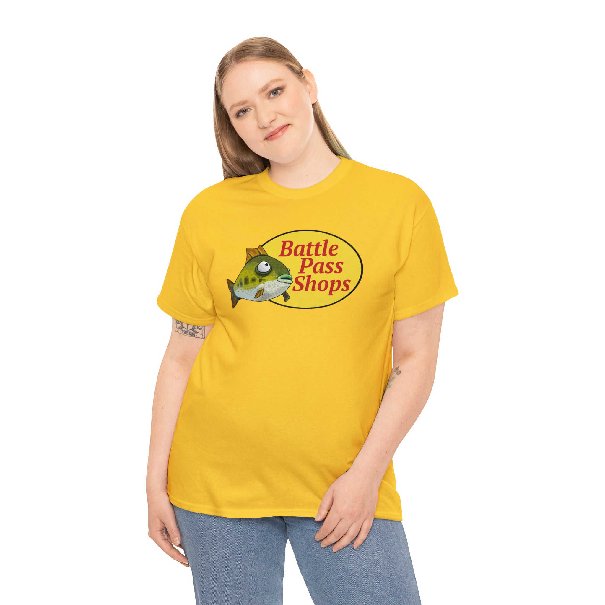 Battle Pass Shops Fortnite Flopper - Unisex Heavy Cotton Tee