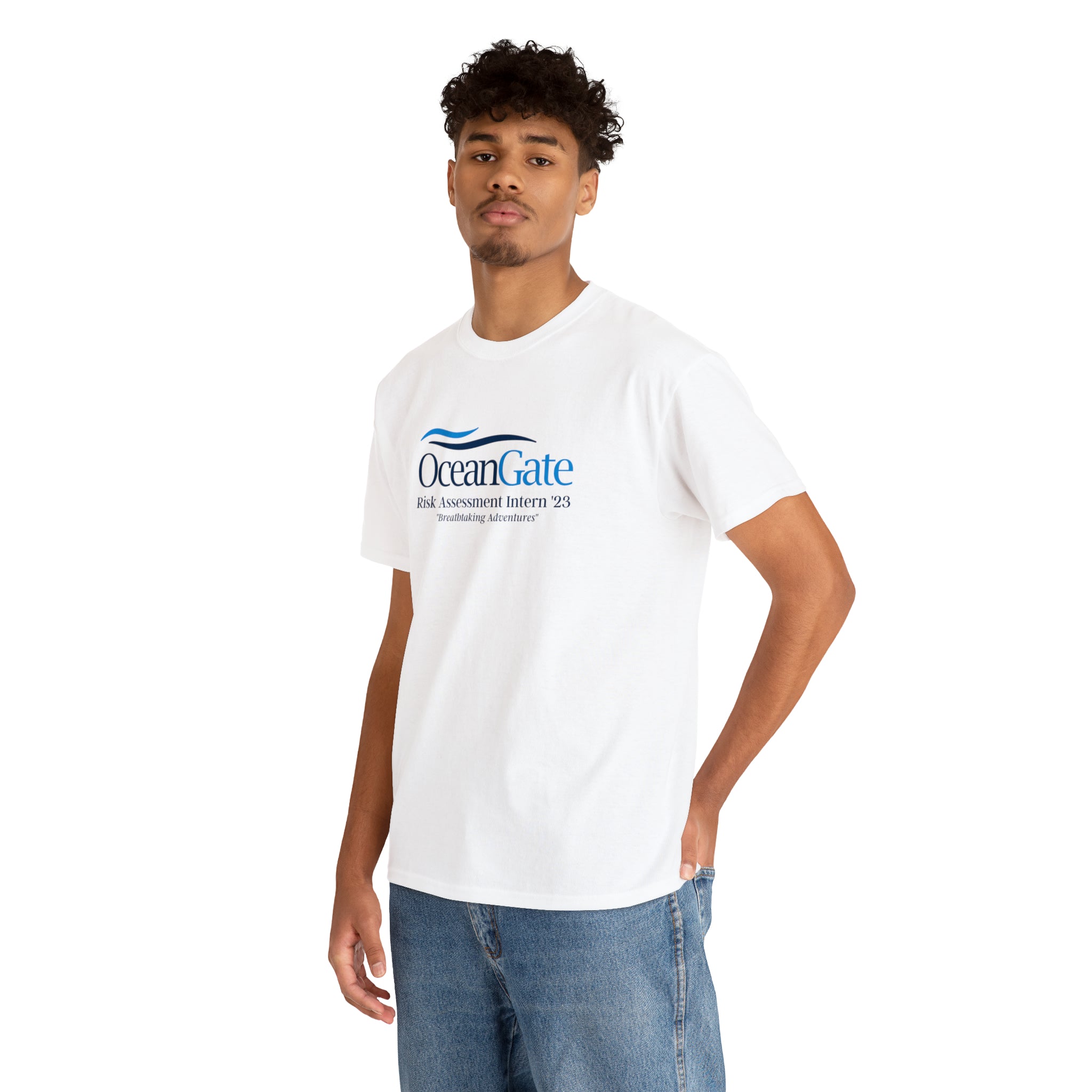 OceanGate Risk Assessment Intern '23 Unisex Heavy Cotton Tee