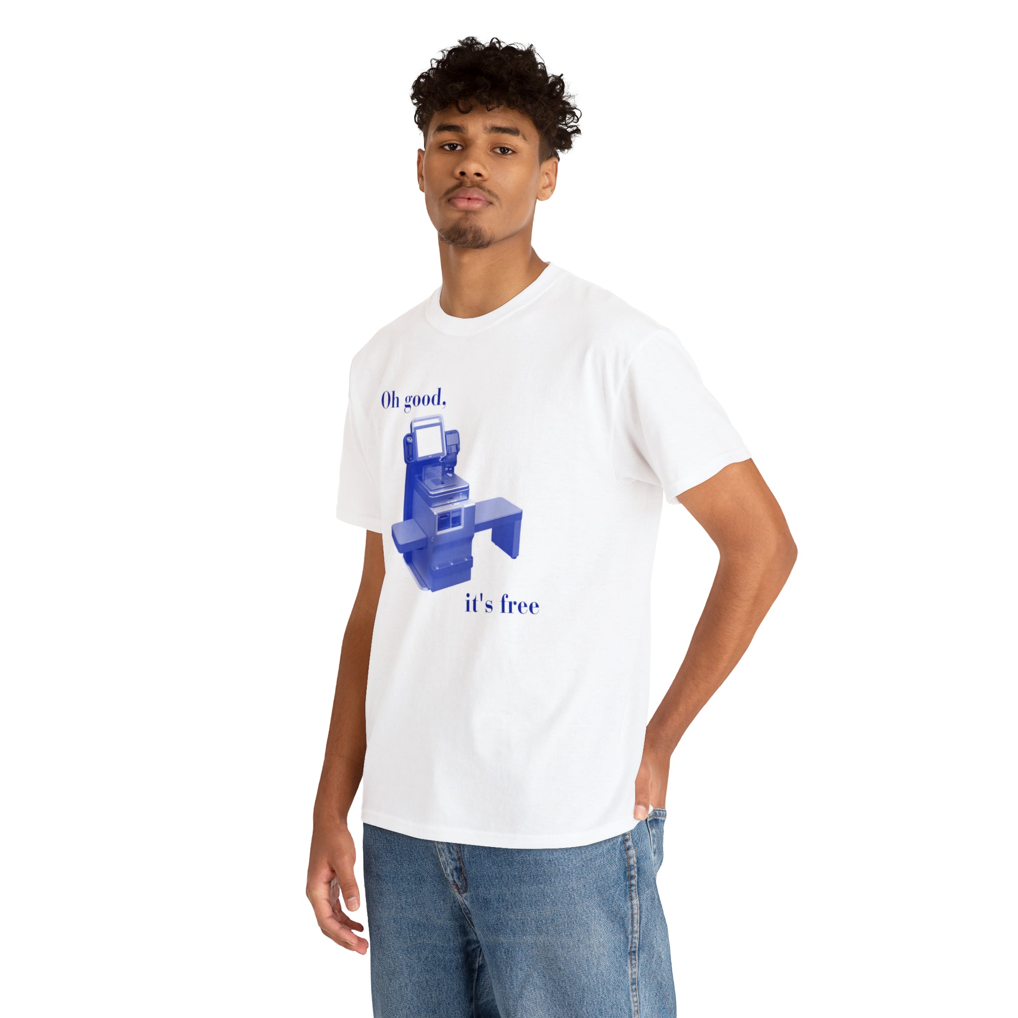 Self Checkout "Oh good, its free" - Unisex Heavy Cotton Tee