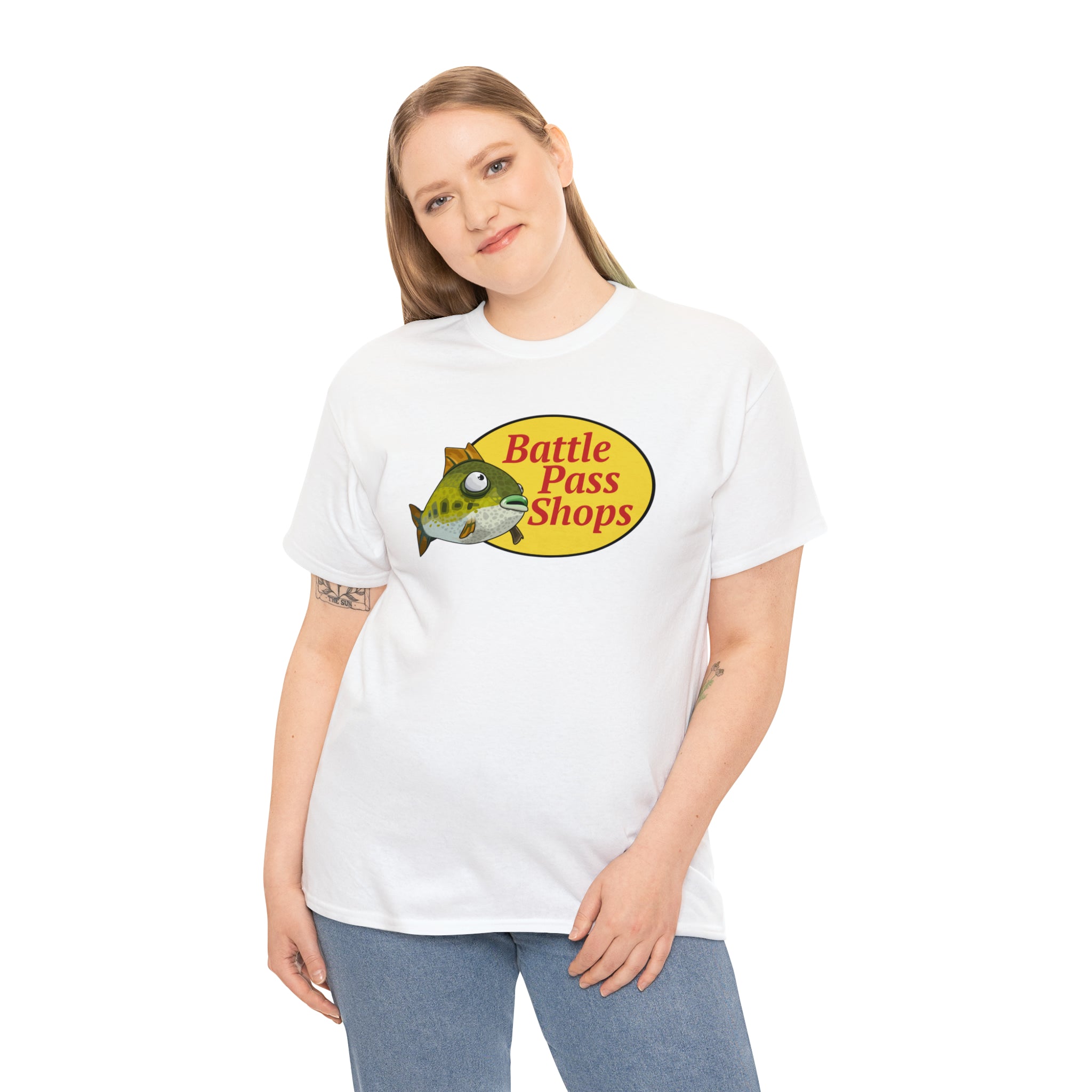 Battle Pass Shops Fortnite Flopper - Unisex Heavy Cotton Tee