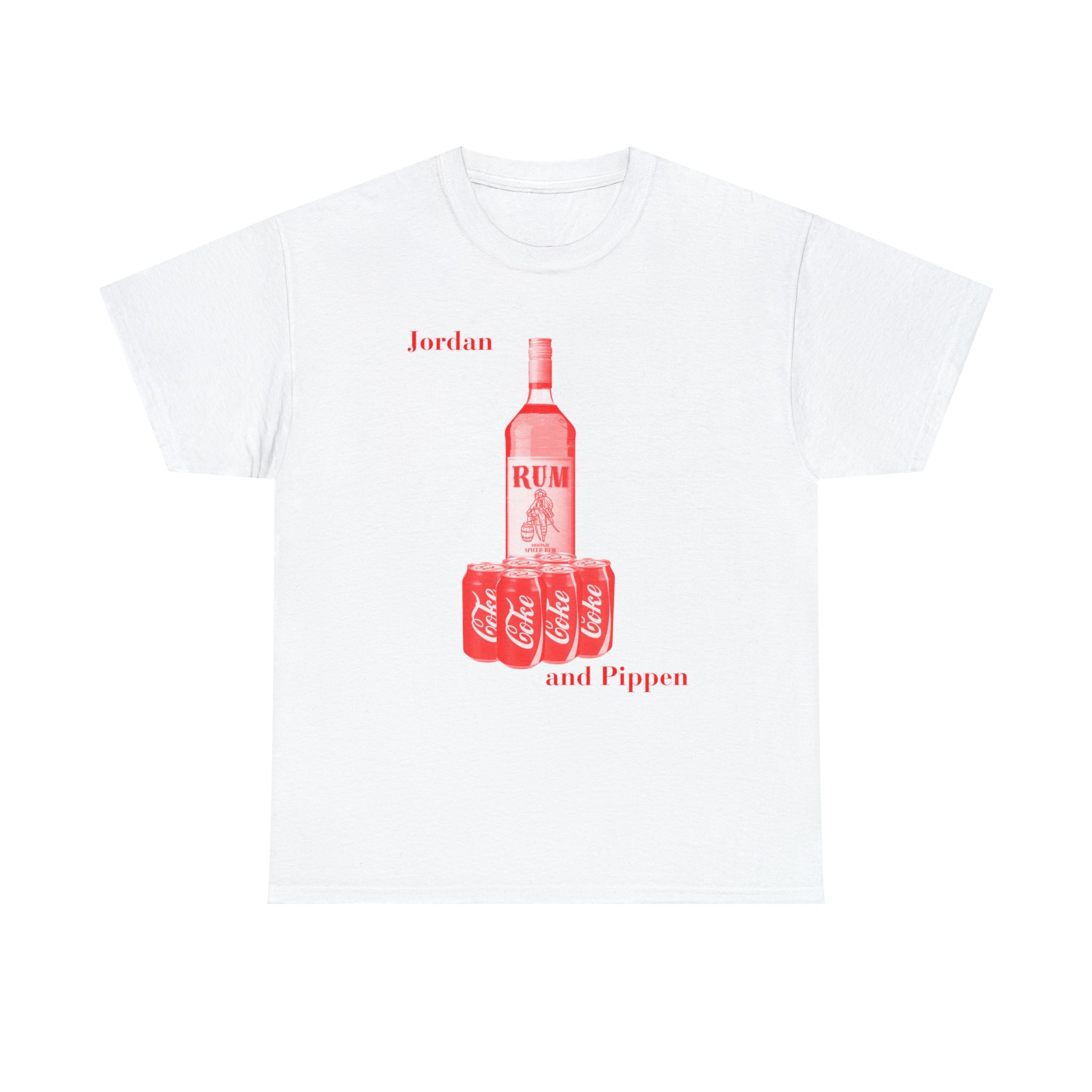 Jordan and Pippen Rum and Coke - Unisex Heavy Cotton Tee