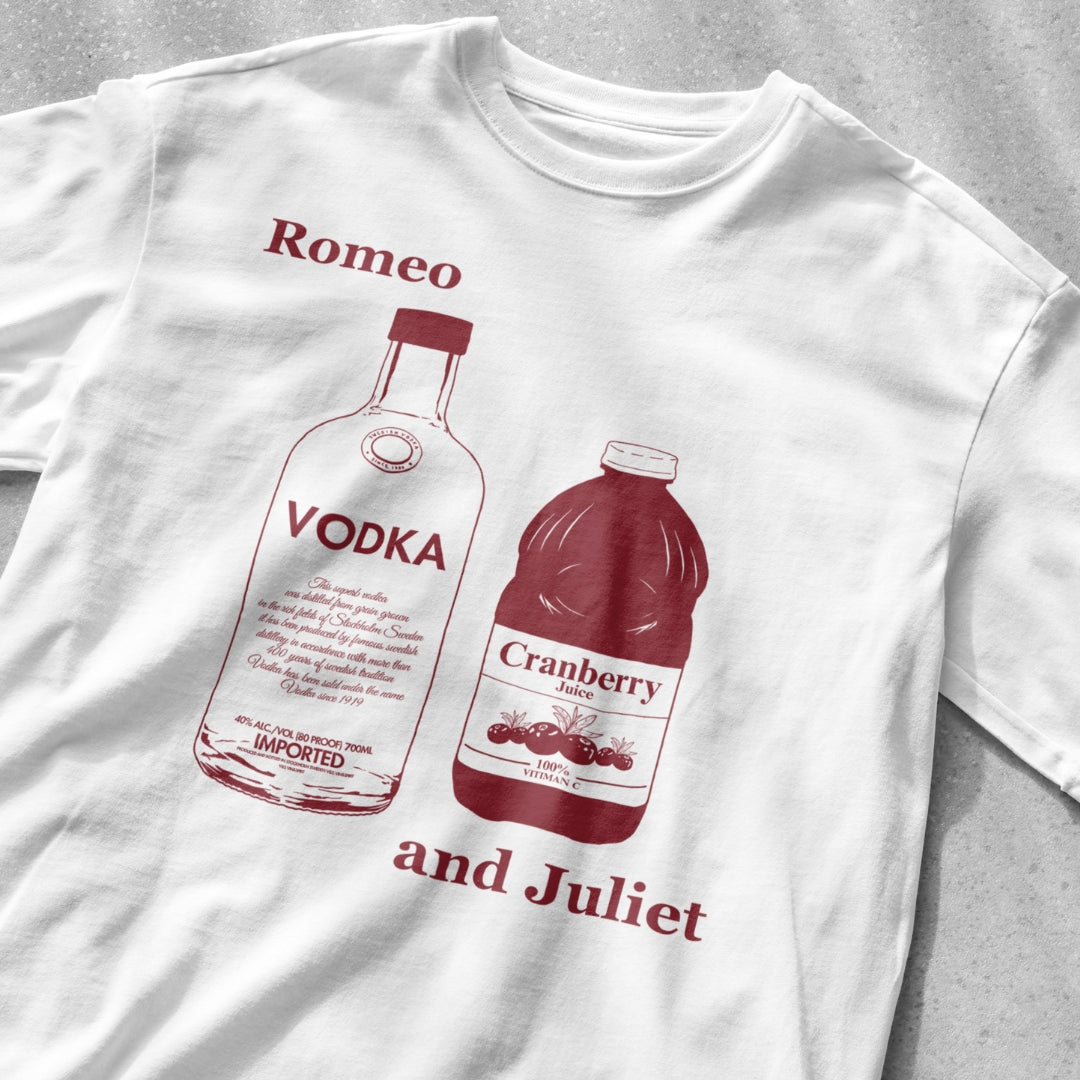 Romeo and Juliet Vodka Cranberry - Unisex Heavy Cotton Tee