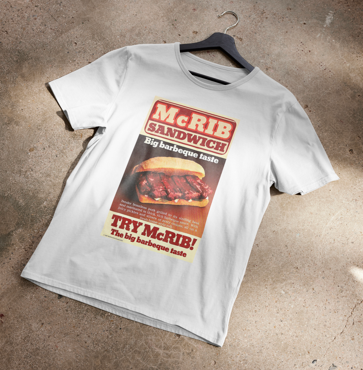 Give me the McRib or give me DEATH - Unisex Heavy Cotton Tee