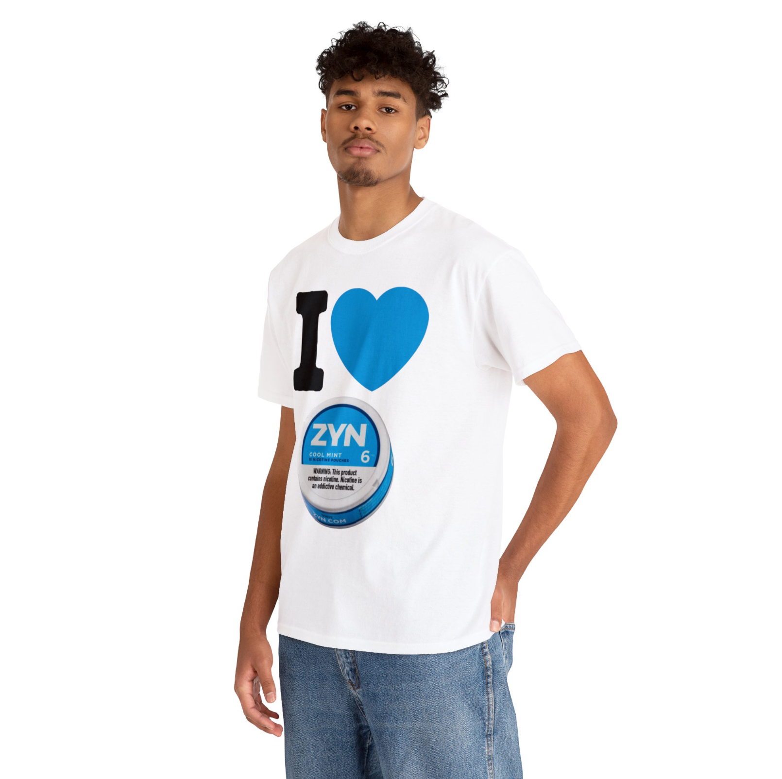 I Love ZYN (No back graphic) - Unisex Heavy Cotton Tee